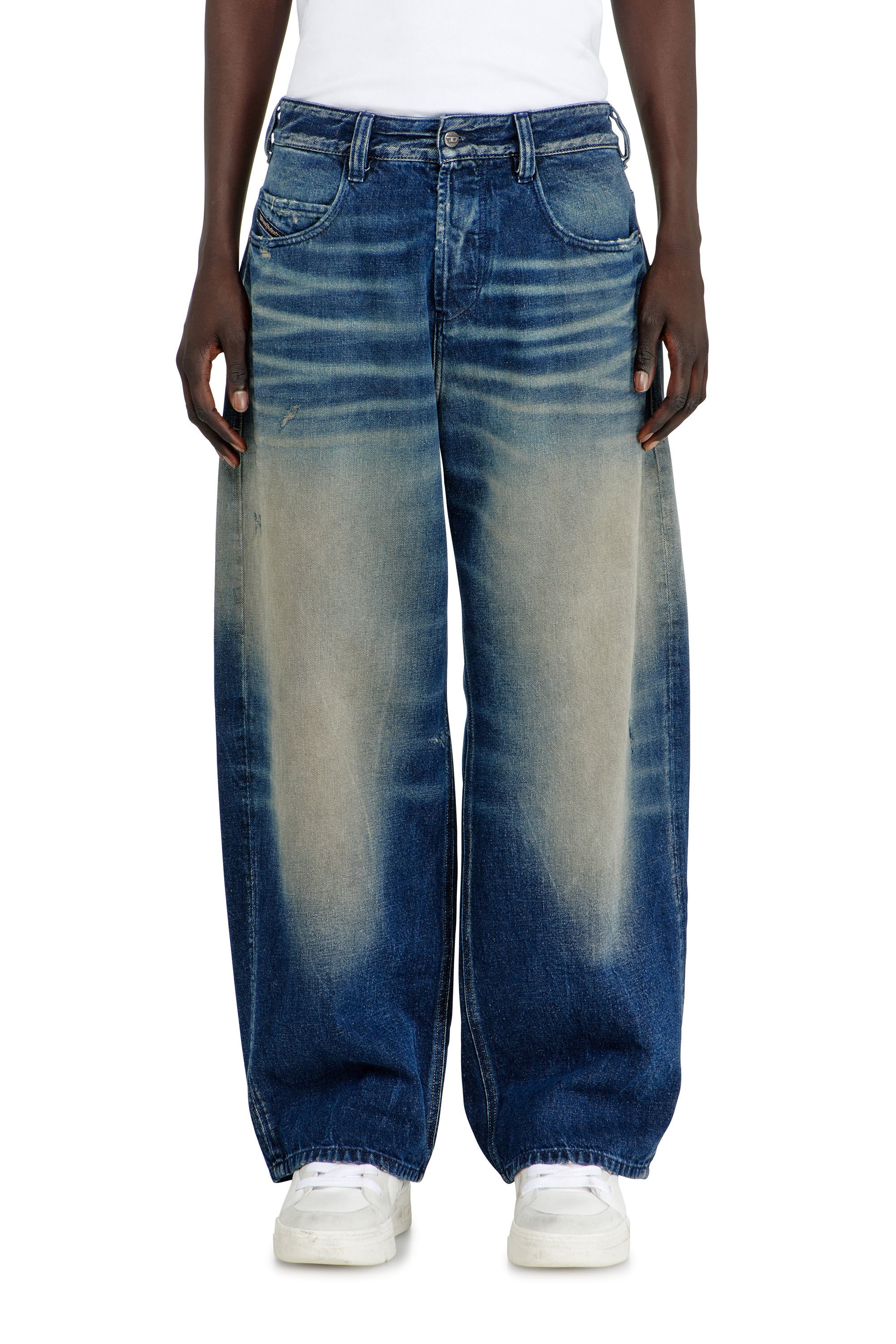 Diesel - Unisex's Relaxed Jeans 1997 D-Enim-M 007DQ, ダークブルー - 4