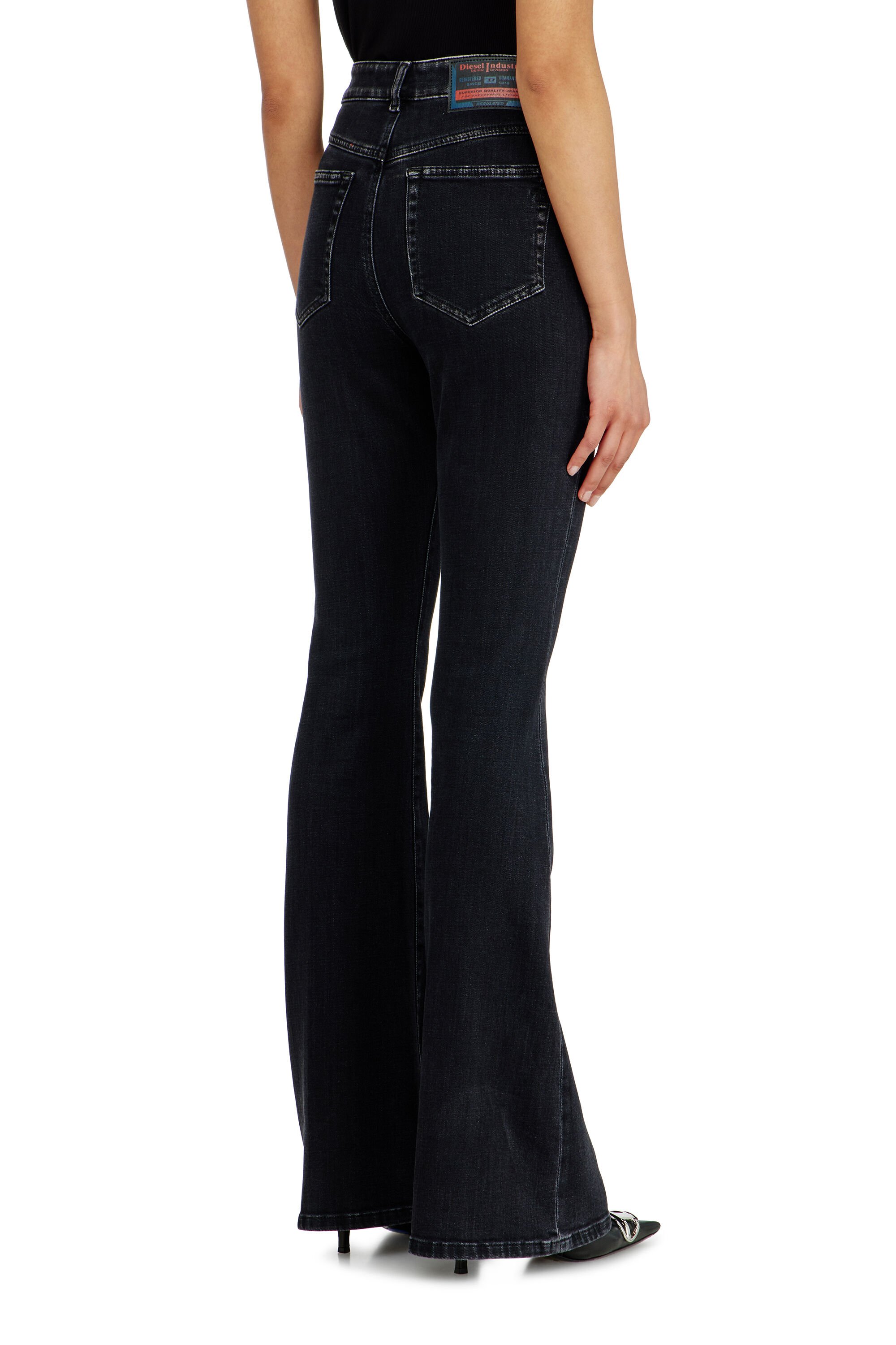 Diesel - Female's Bootcut Jeans 1973 D-Partt 09P75, ブラック/ダークグレー - 5