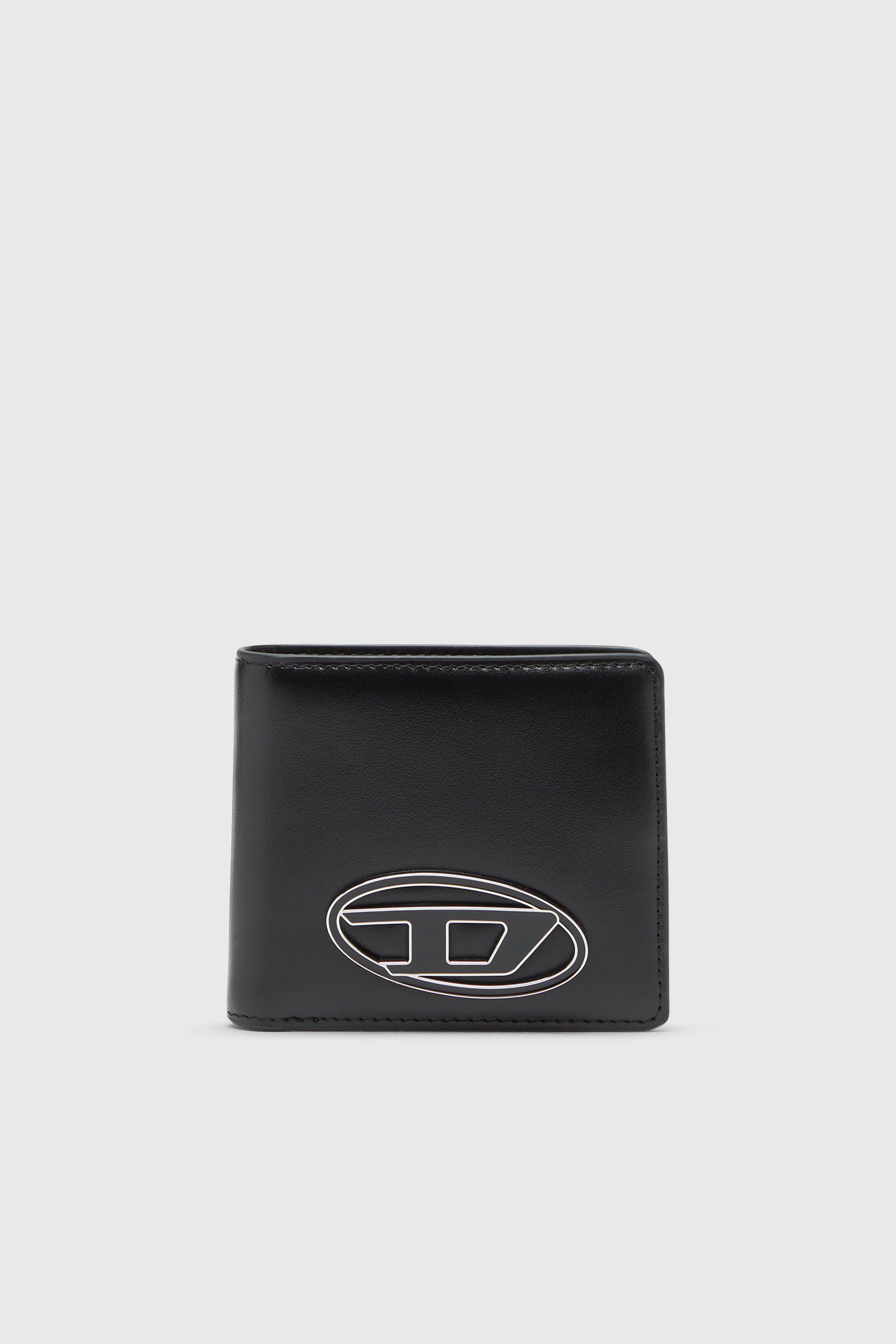 1DR BI FOLD COIN S 3D Leather bi-fold wallet｜ブラック｜メンズ｜DIESEL