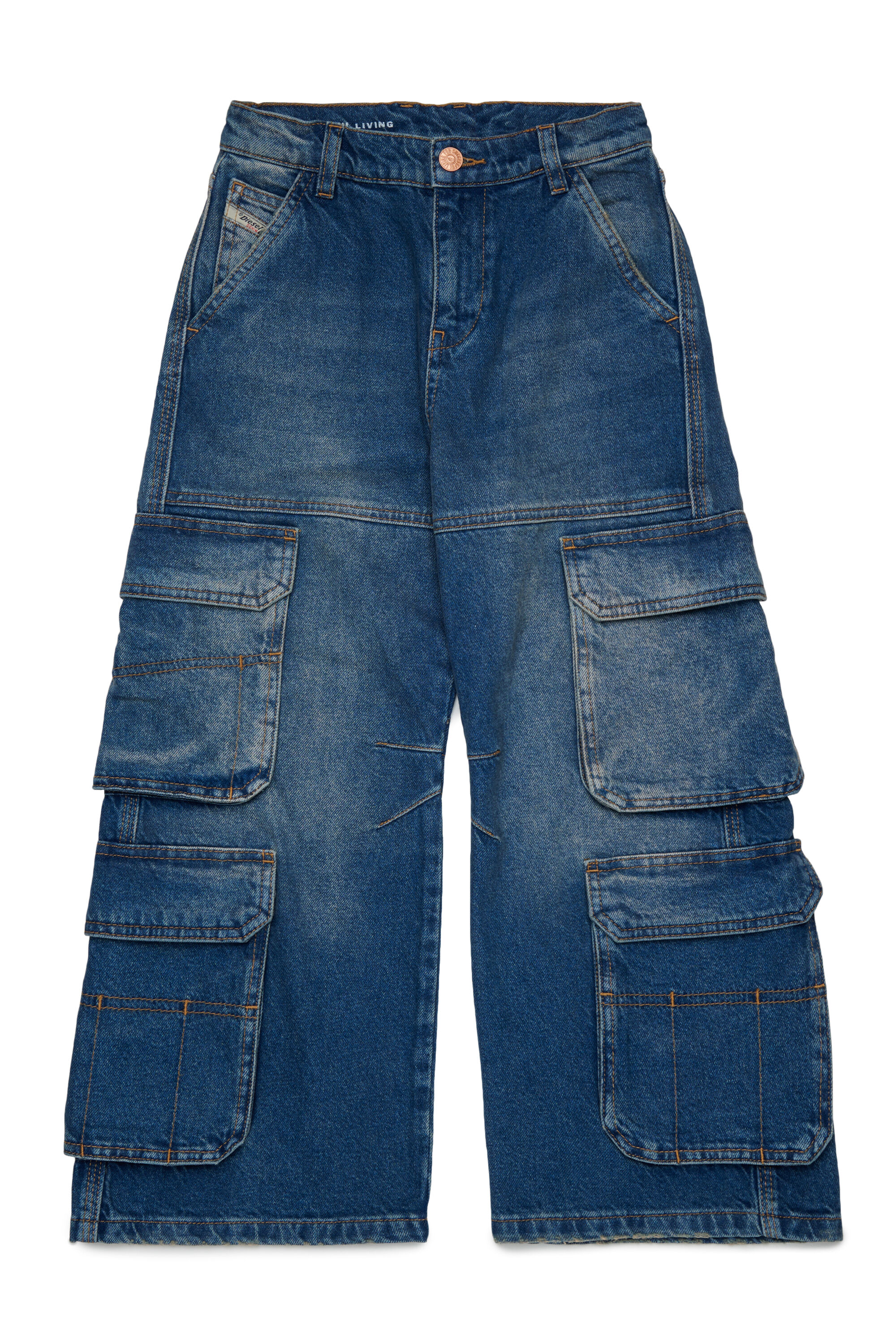Diesel - Female's D-ARGJX-CARGO-S-J, ミディアムブルー - 1