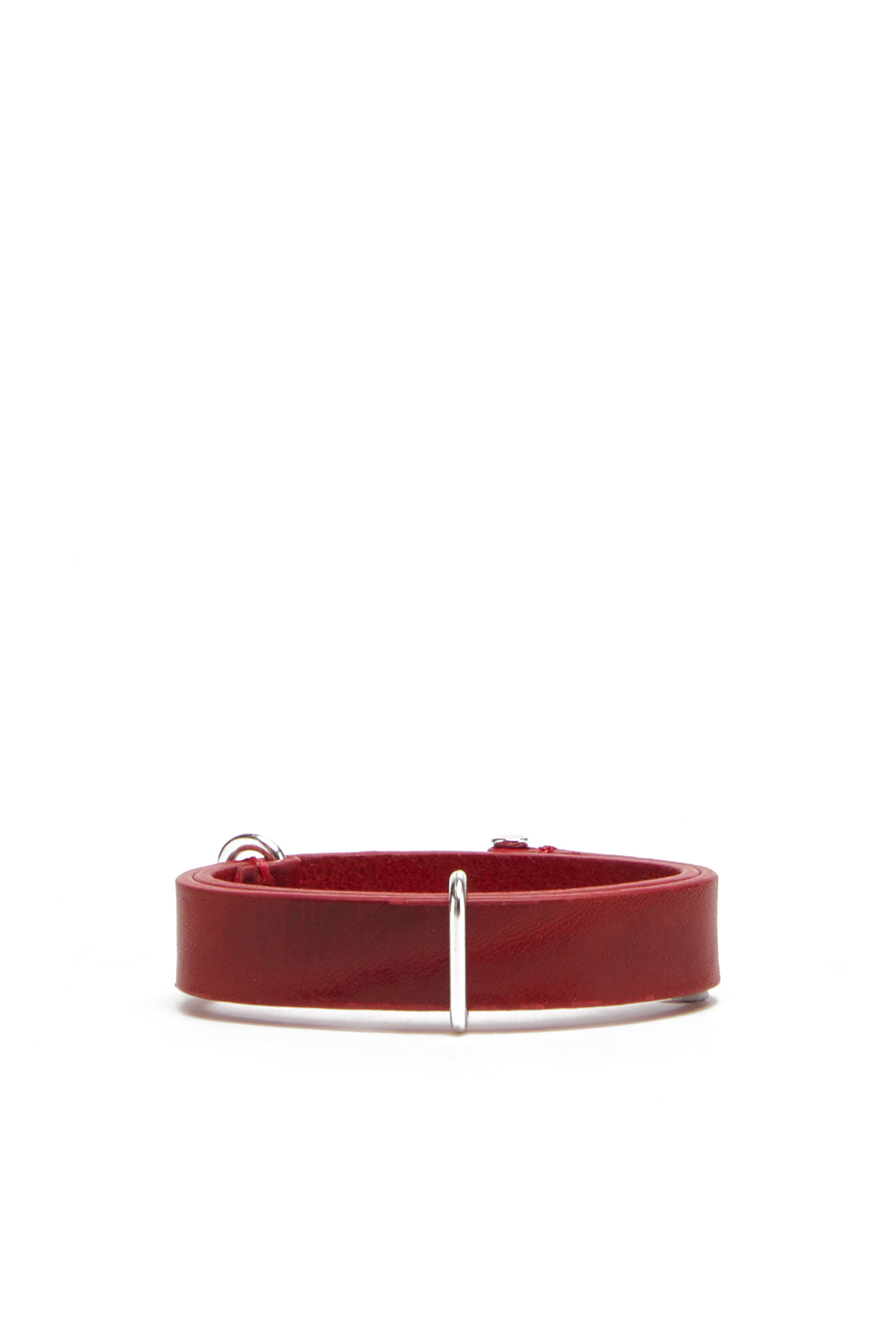 Diesel - A-ARON, Unisex's ユニセックス カウレザー ブレスレット in レッド - 2