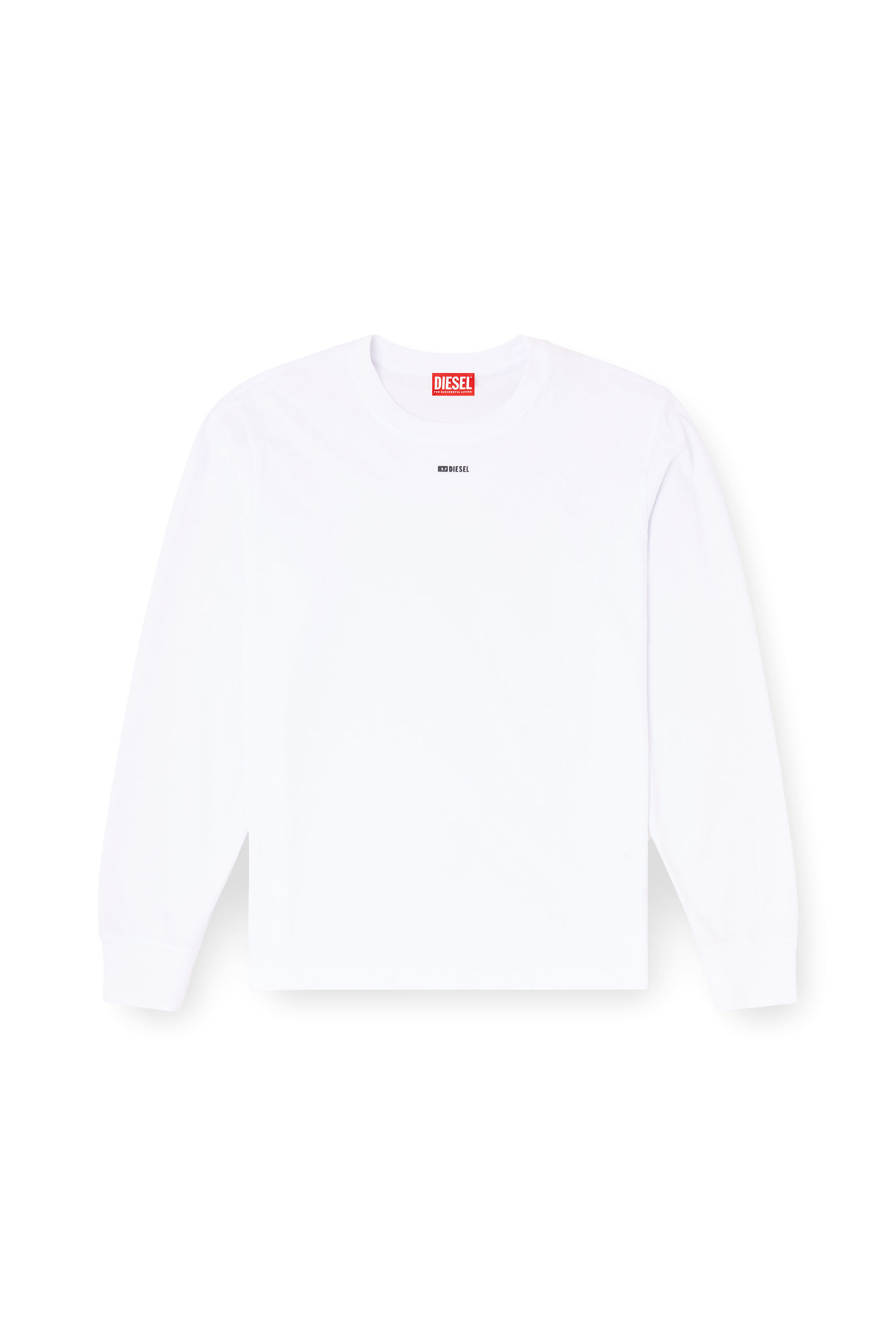 T-ADJUST-LS-V1 長袖Tシャツ|ホワイト|メンズ|DIESEL T-ADJUST-LS-V1 長袖Tシャツ|ホワイト|メンズ|DIESEL