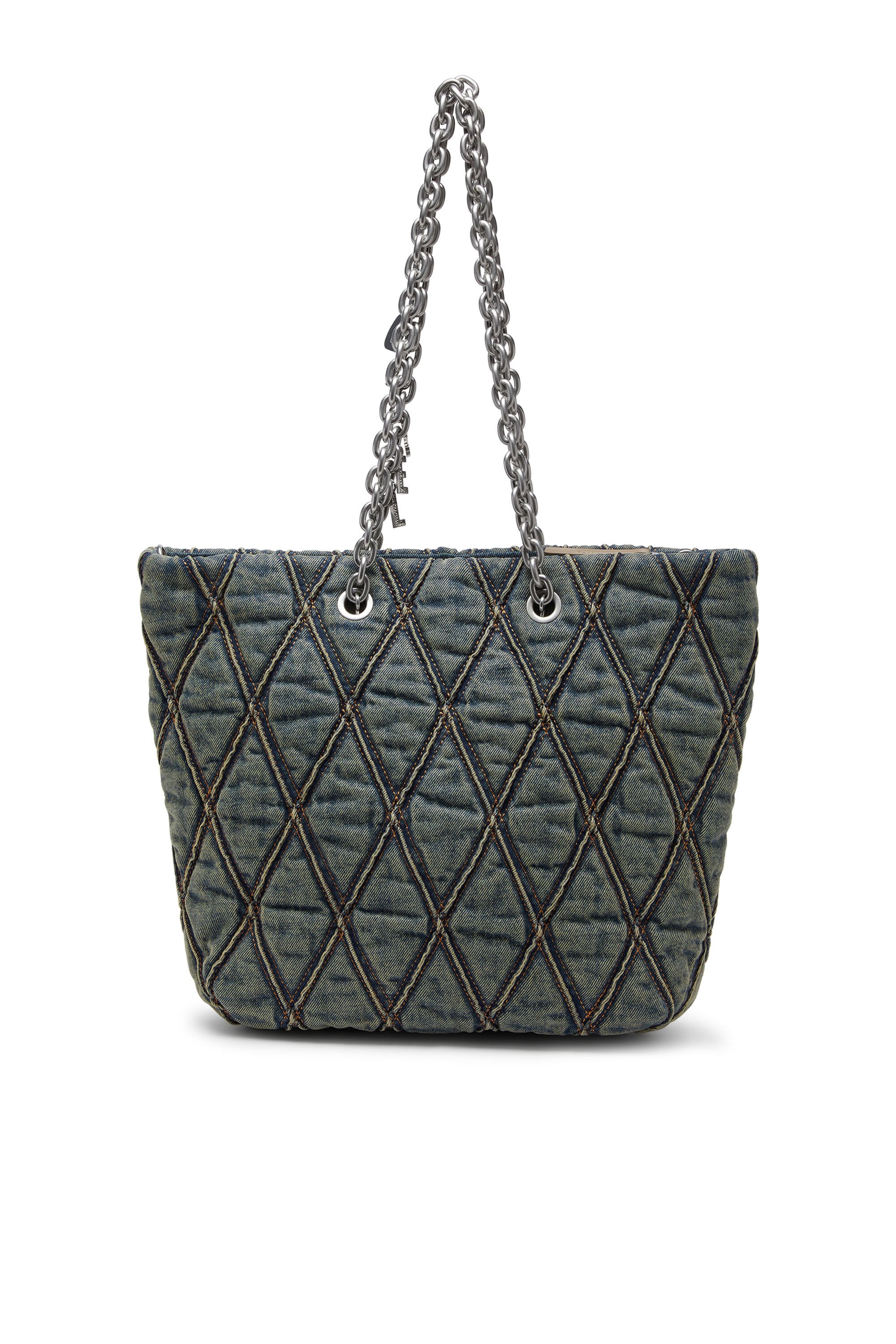 Diesel - CHARM-D SHOPPER M, Female's ショッパーバッグ M in ダークブルー - 2