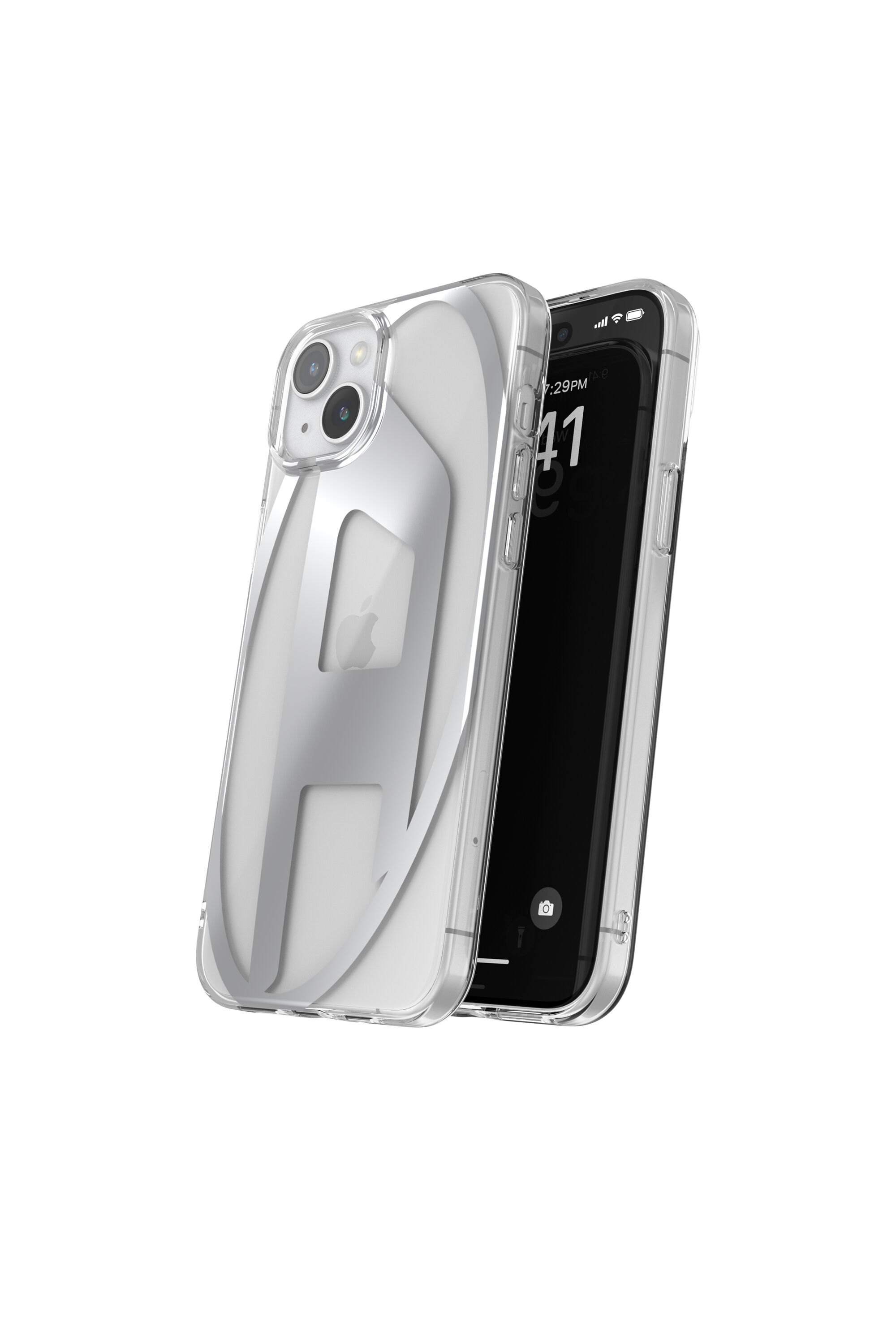 54203 MOULDED CASE iPhone 15 Plus クリアケース｜シルバー