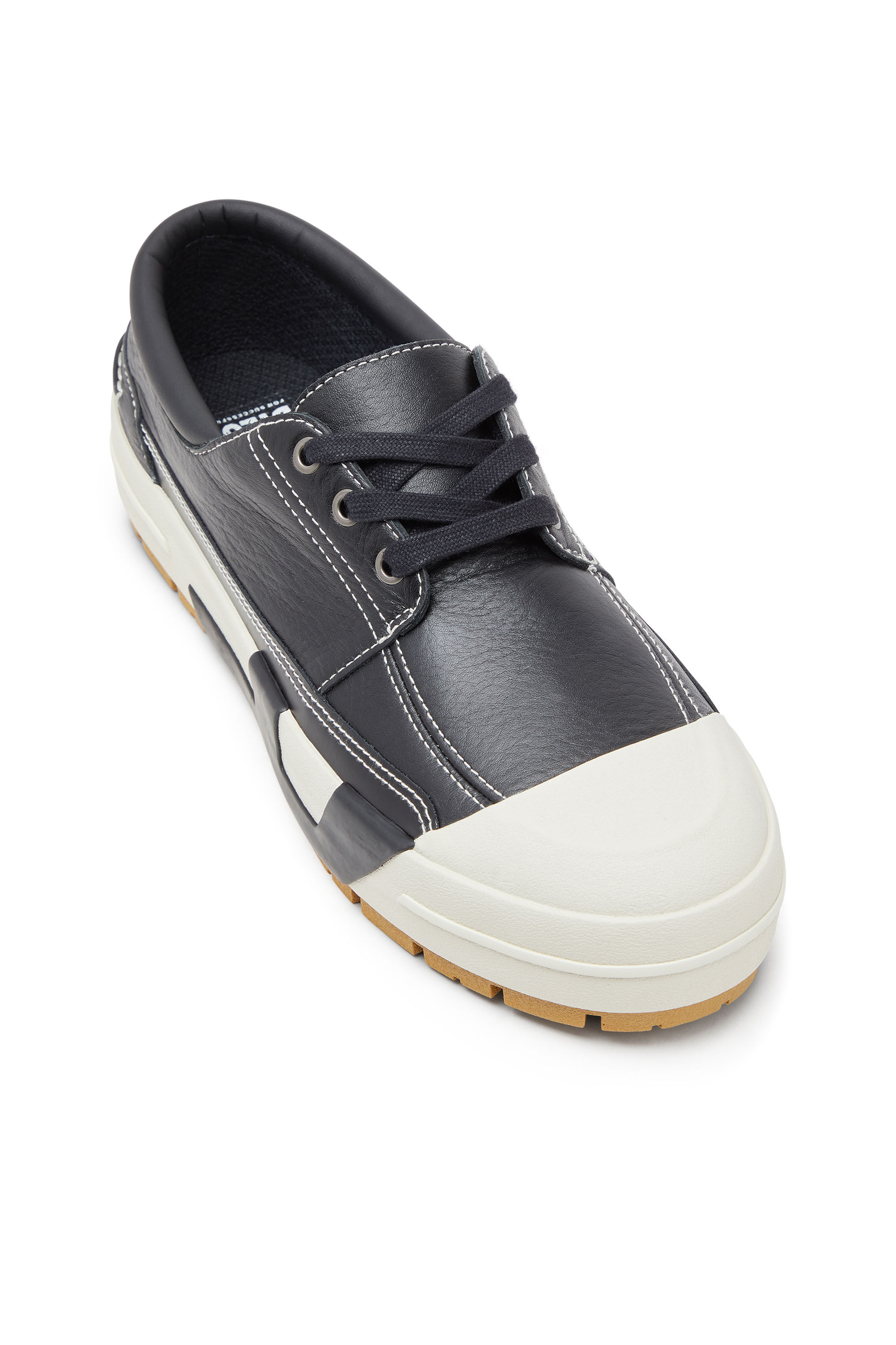 Diesel - S-D-VERSE MOCASSIN, Male's S-D-Verse - Leather hybrid moccasin in ブラック - 6