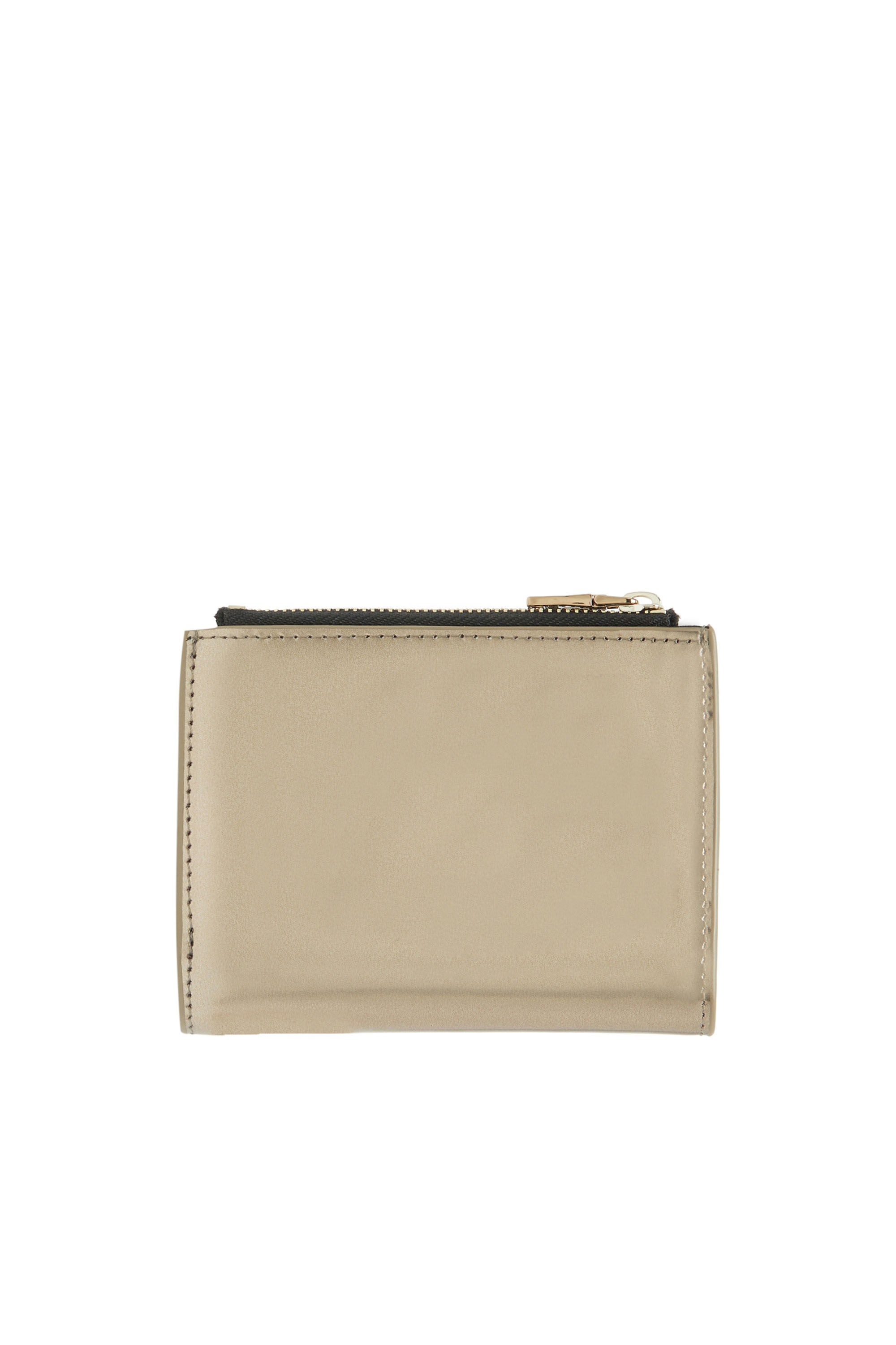 Diesel - BI-FOLD ZIP, Female's カウレザー二つ折りウォレット in ベージュ - 2