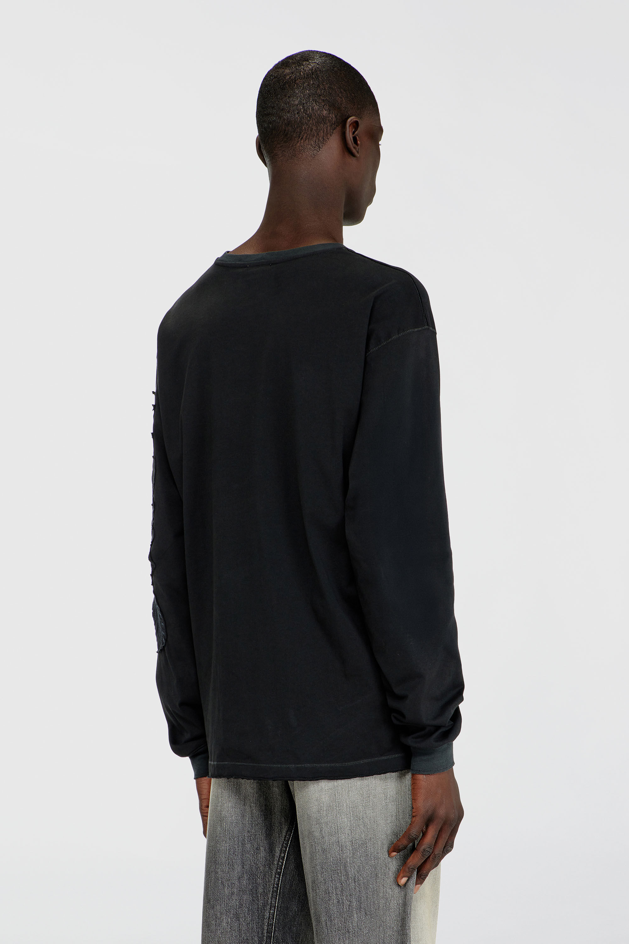 T-NORM-LS-AA3 長袖Tシャツ｜ブラック｜メンズ｜DIESEL