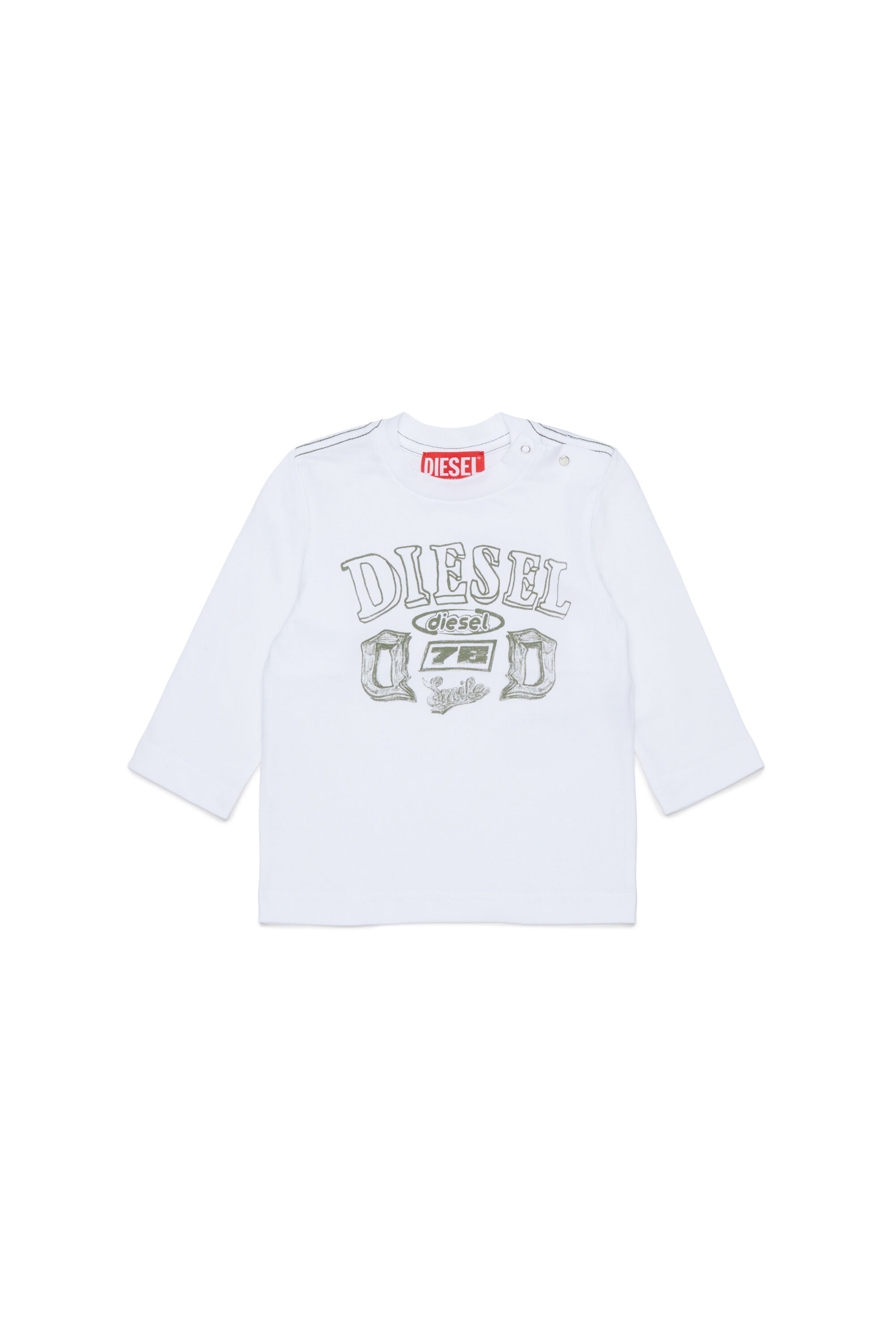 Diesel - TBANB, Male's Tシャツ in ホワイト - 1