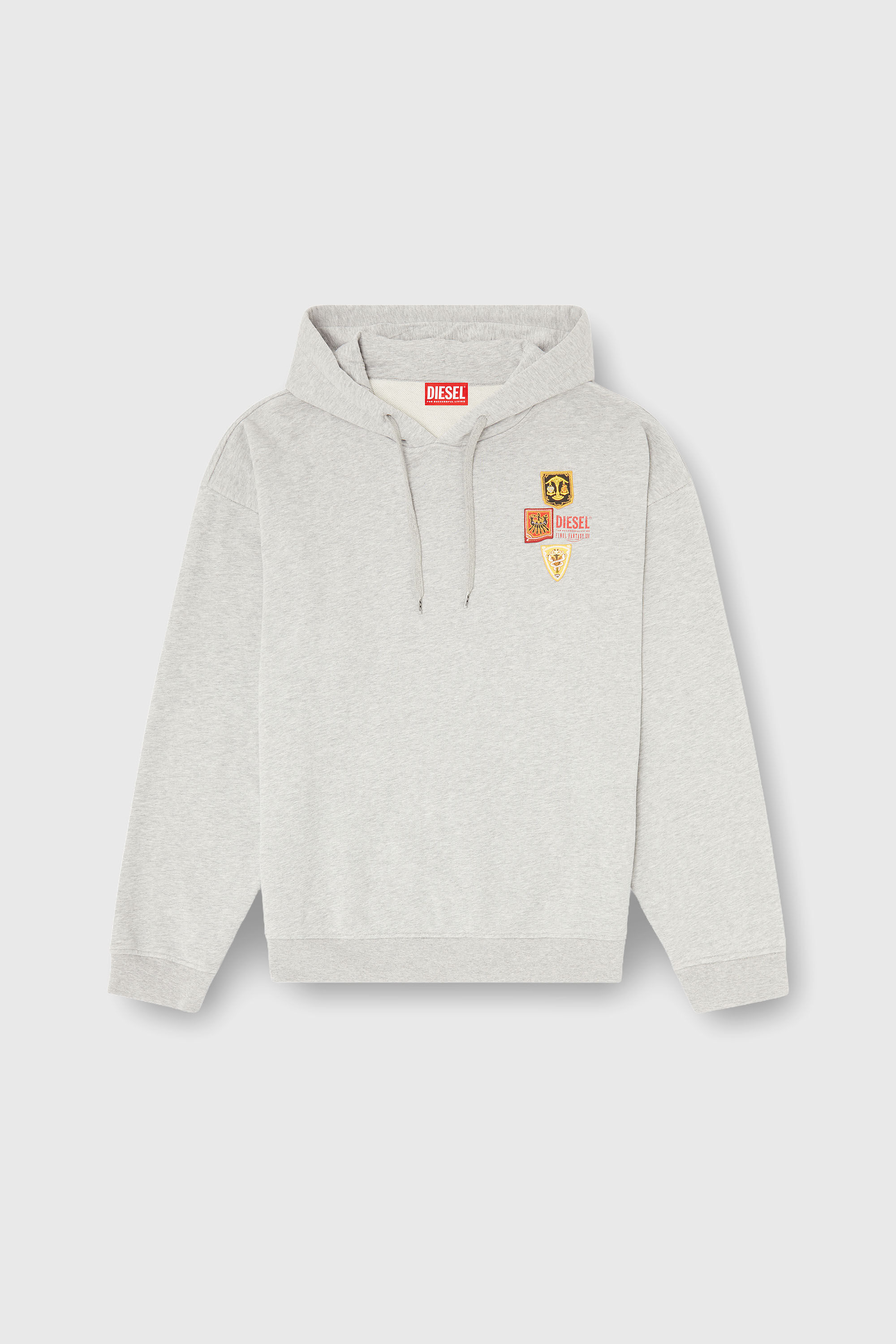 FF-S-BOXT-HOOD-PATCHIES, ライトグレー