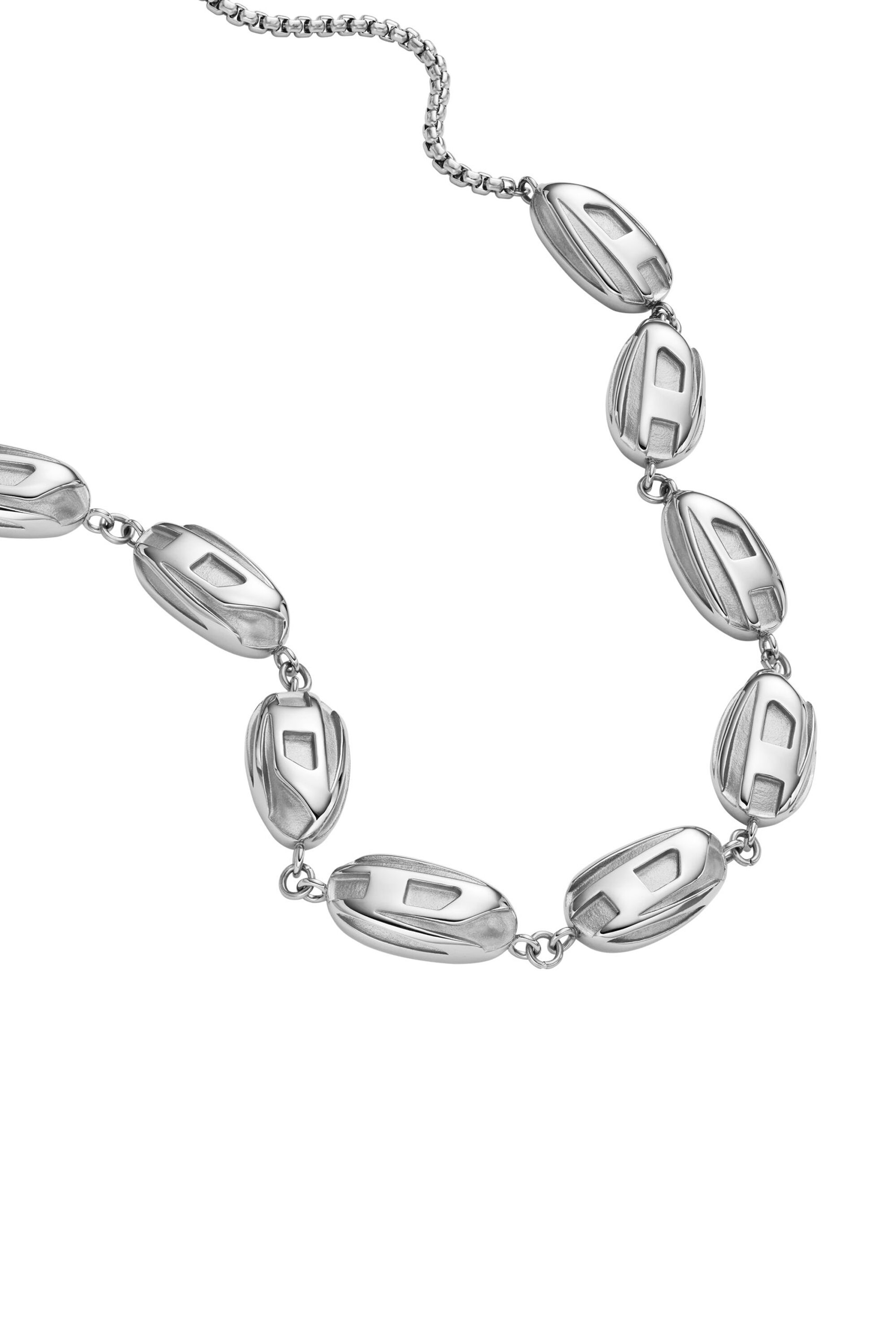 Diesel - DX1481, Unisex's Stainless steel chain necklace in シルバー - 1