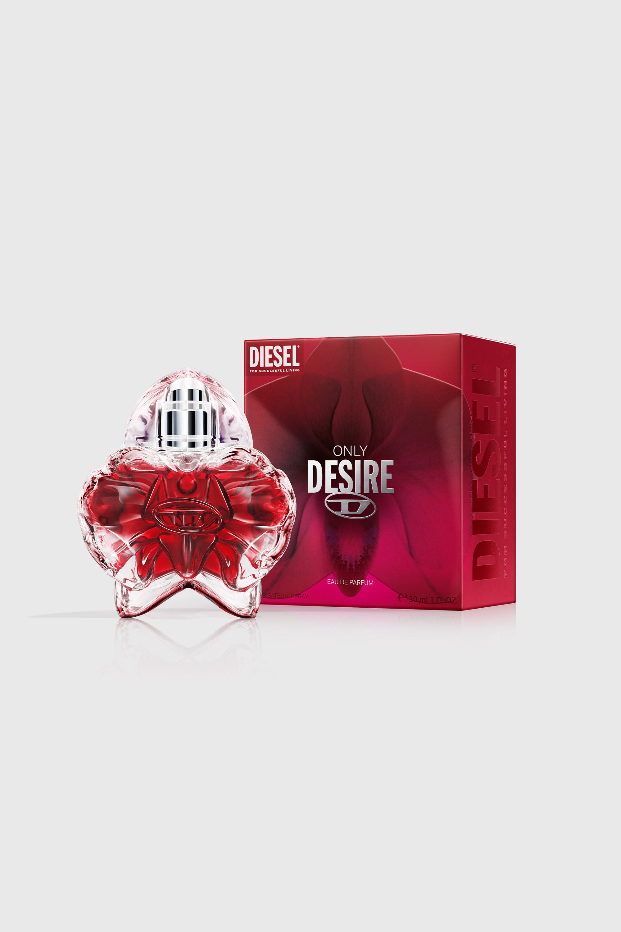 Diesel - DIESEL ONLY DESIRE EDP 30ML LF794200, Female's Only Desire 30ml, Eau De Parfum in レッド - 2