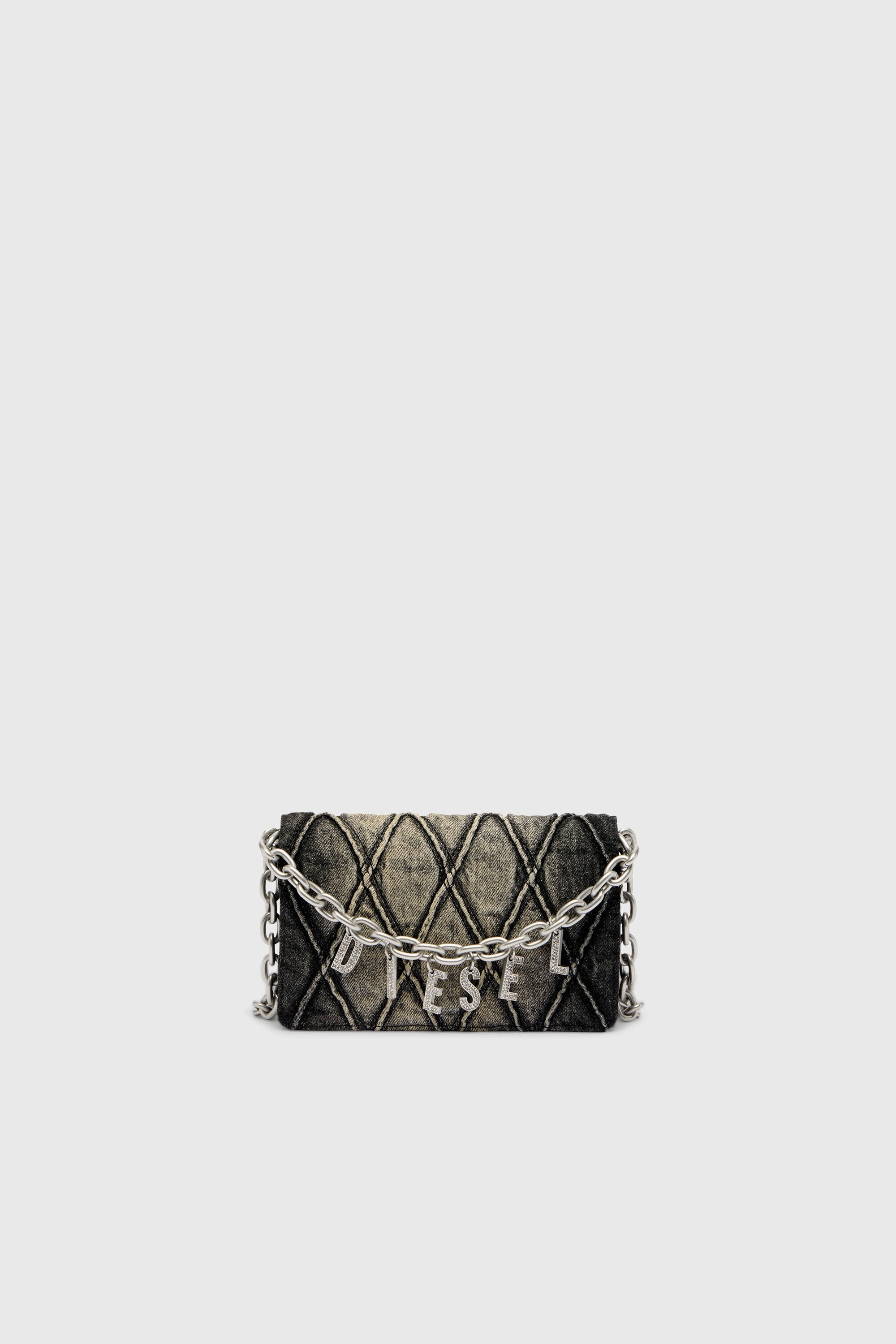 Diesel - CHARM-D WALLET STRAP, Female's ウォレットバッグ in ブラック - 1