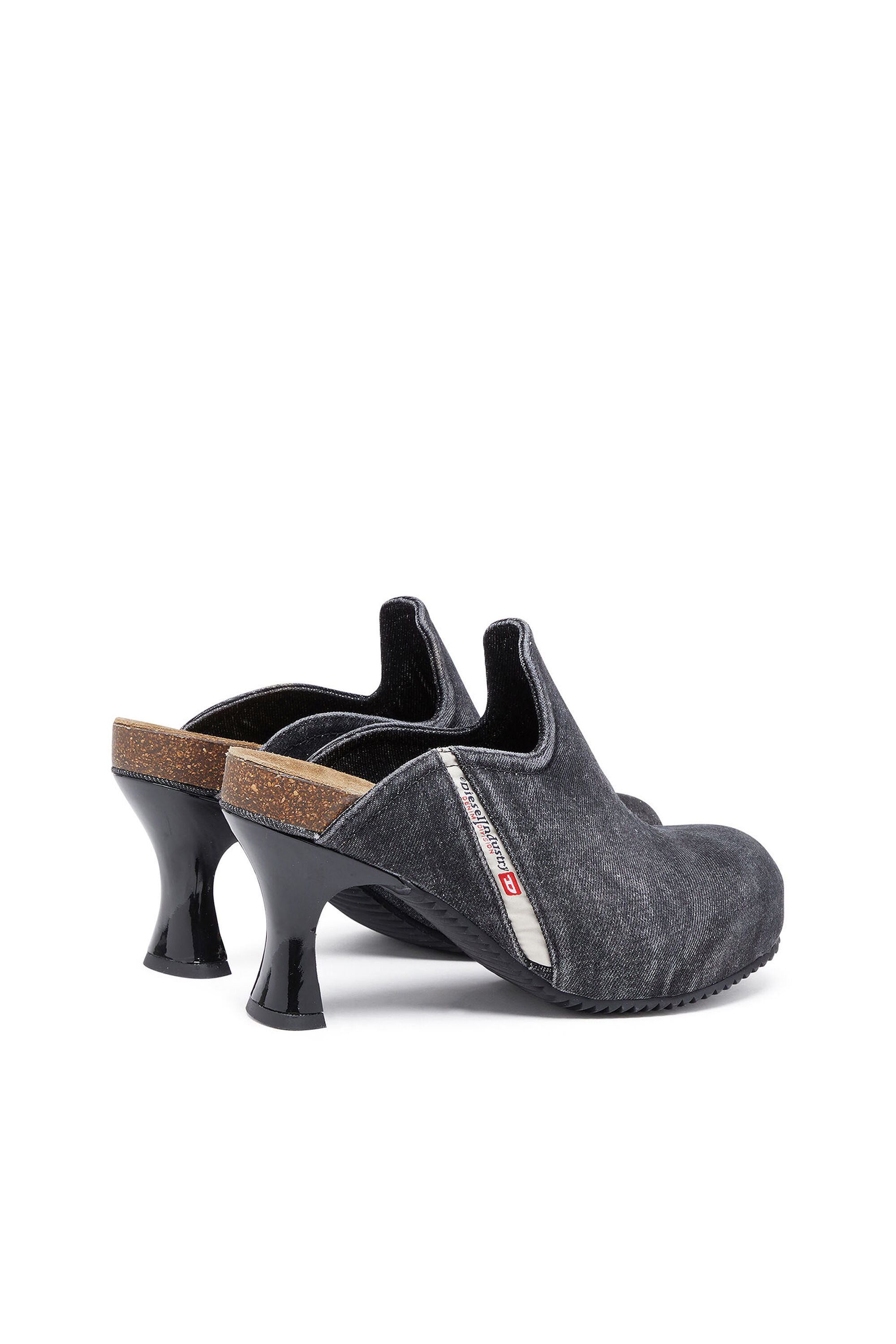 Diesel - D-WOODSTOCK ML W, Female's D-Woodstock-Denim mules in ブラック - 3