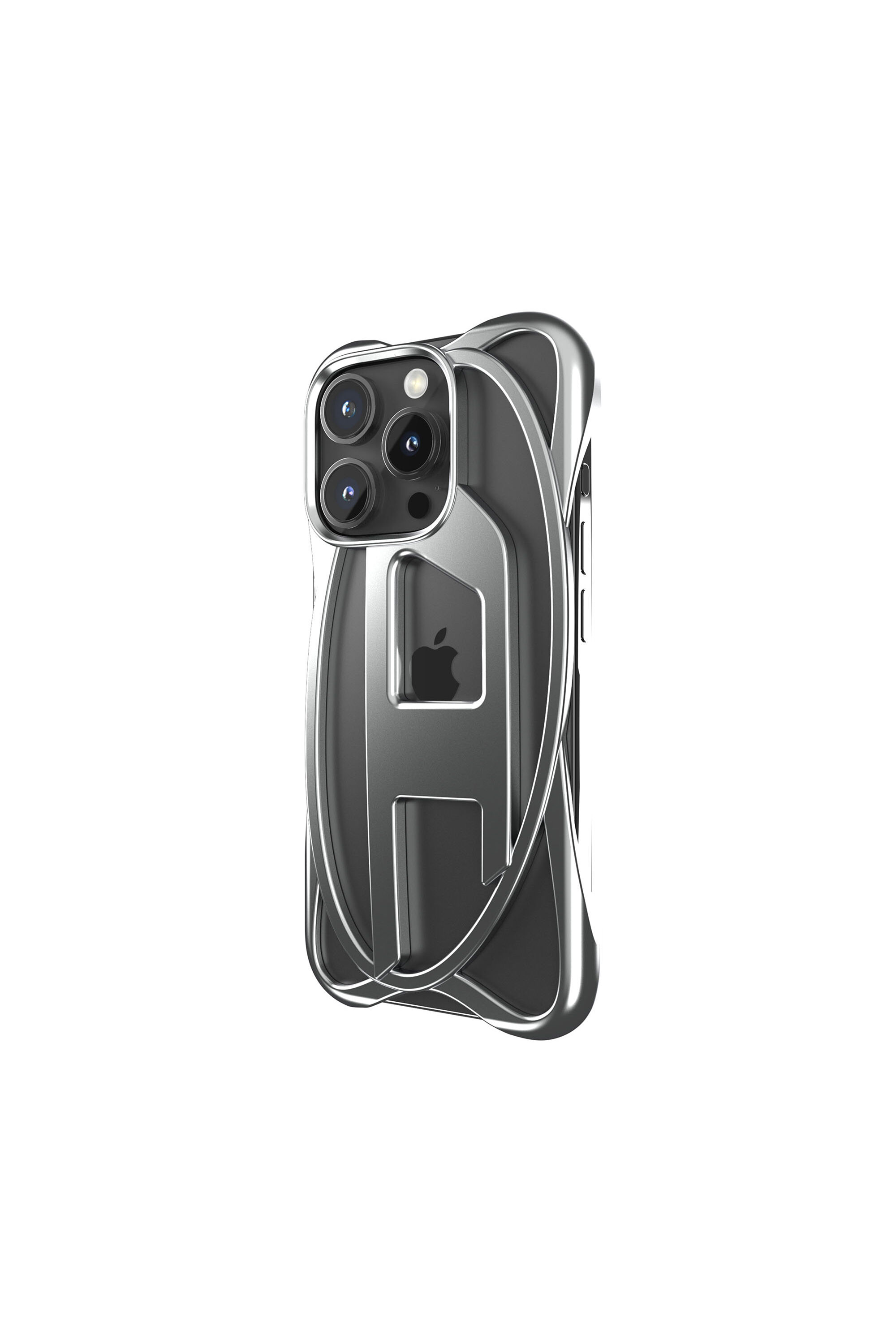 60207 MOULDED CASE Oval D Frame Case for iP 16 Pro｜グレー