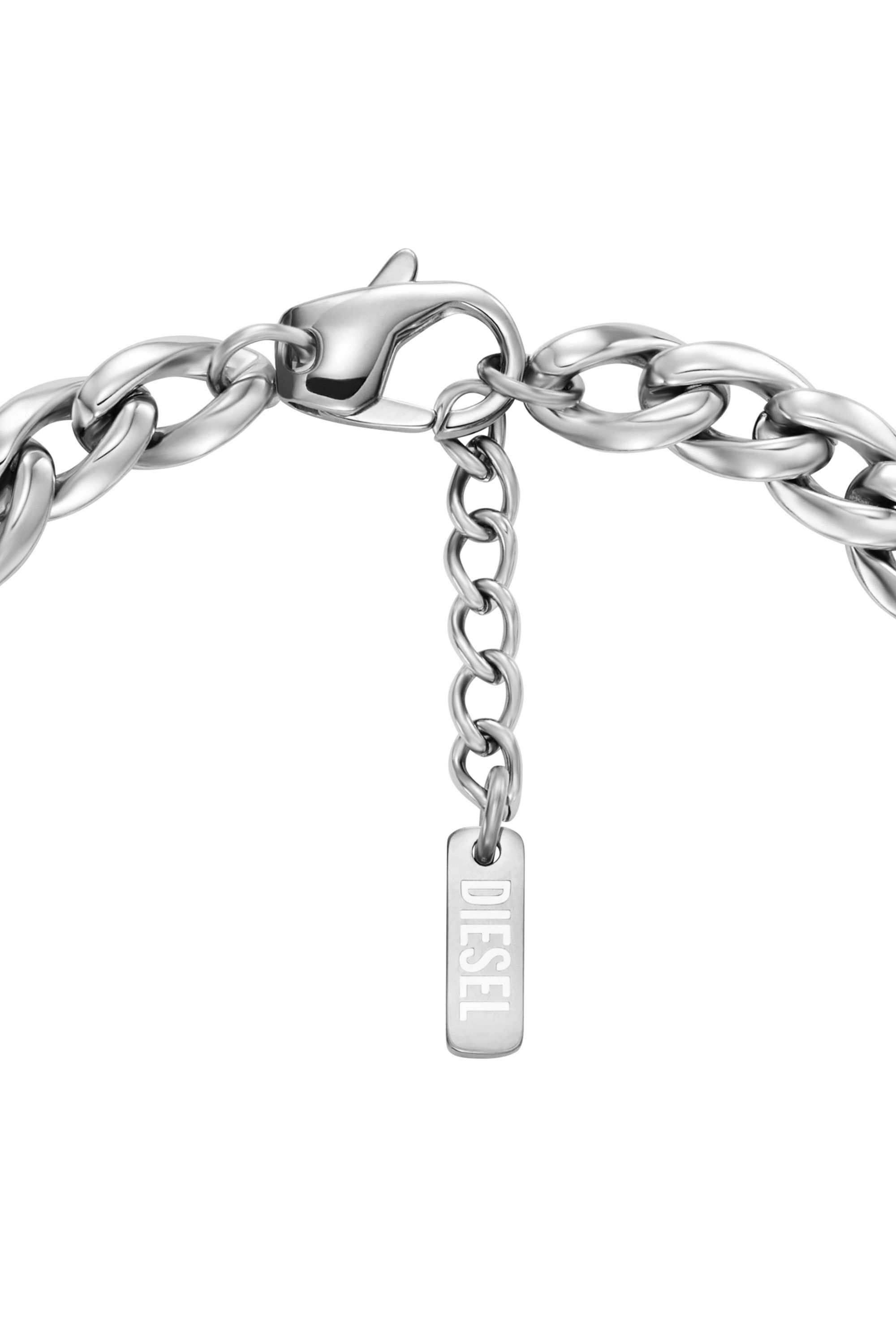 DX1721040 Stainless Steel Chain Bracelet｜シルバー｜ウィメンズ｜DIESEL