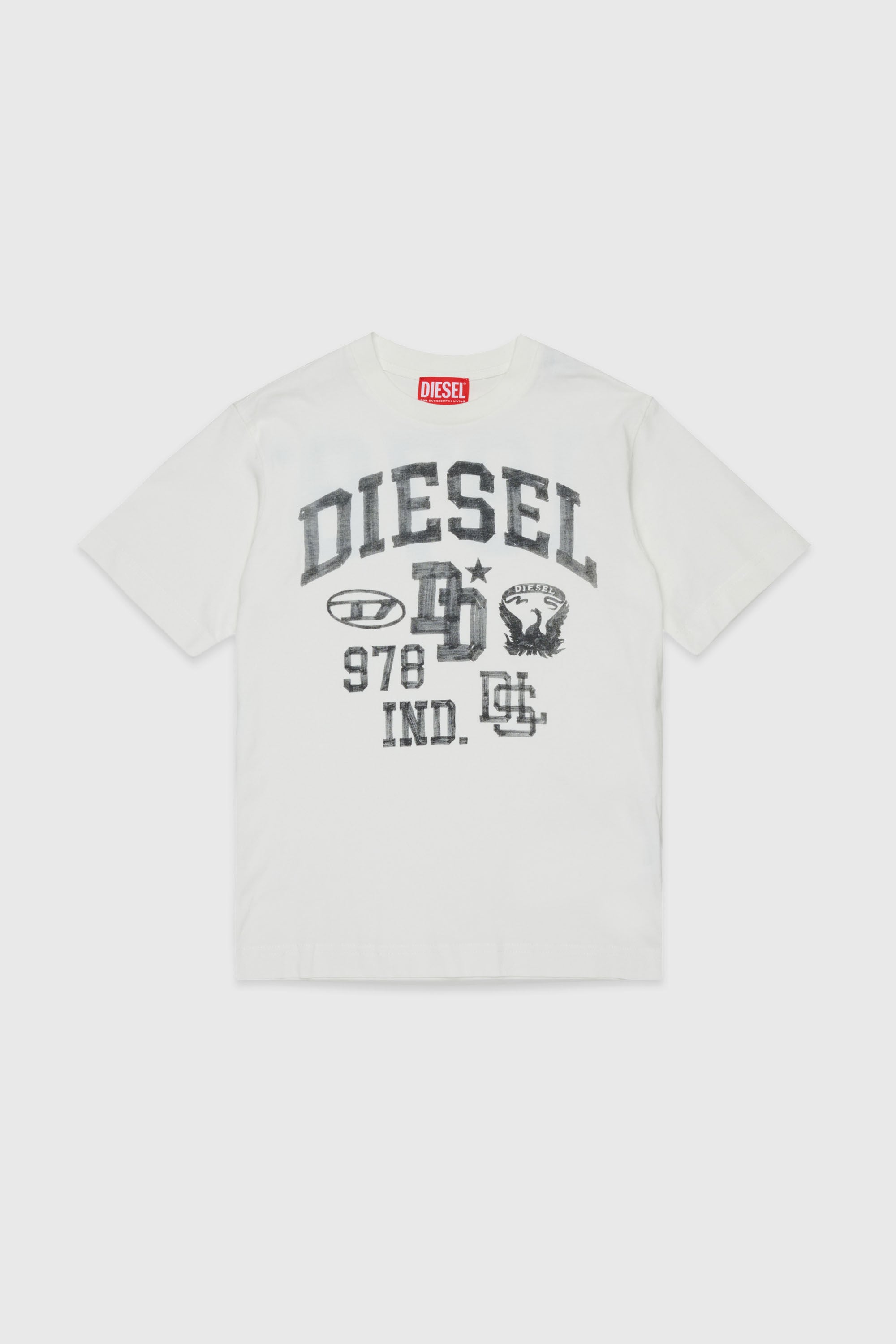 Diesel - TBAND OVER, Male's Tシャツ in ホワイト - 1