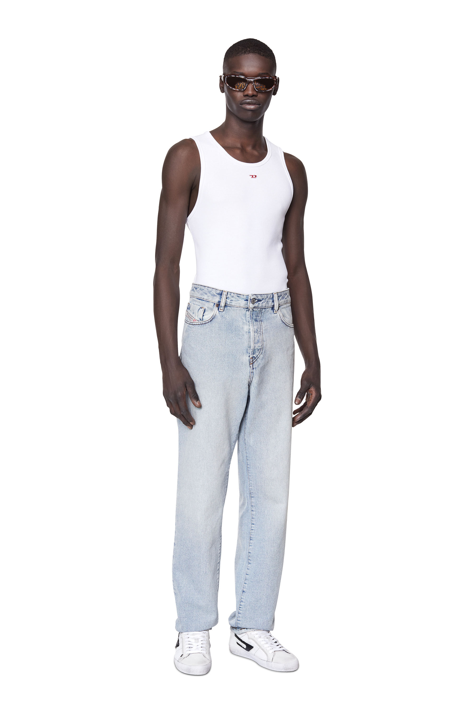 Diesel - S-LEROJI MID, Male's ハイカットスニーカー ロゴ - S-Leroji Mid in ホワイト - 1