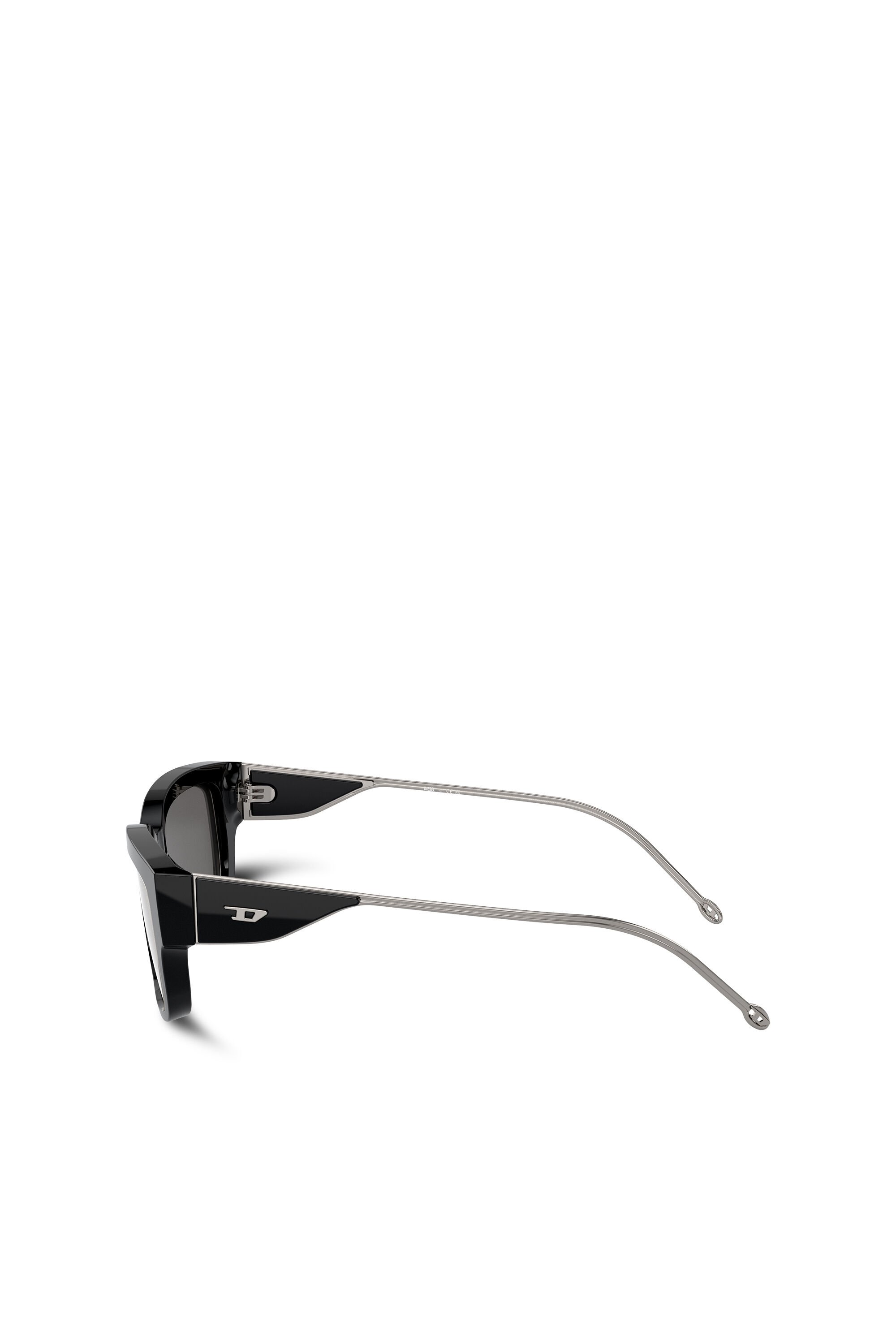 Diesel - 0DL2002 SIZE 56, Unisex's サングラス in ブラック/フラッシュミラー - 2