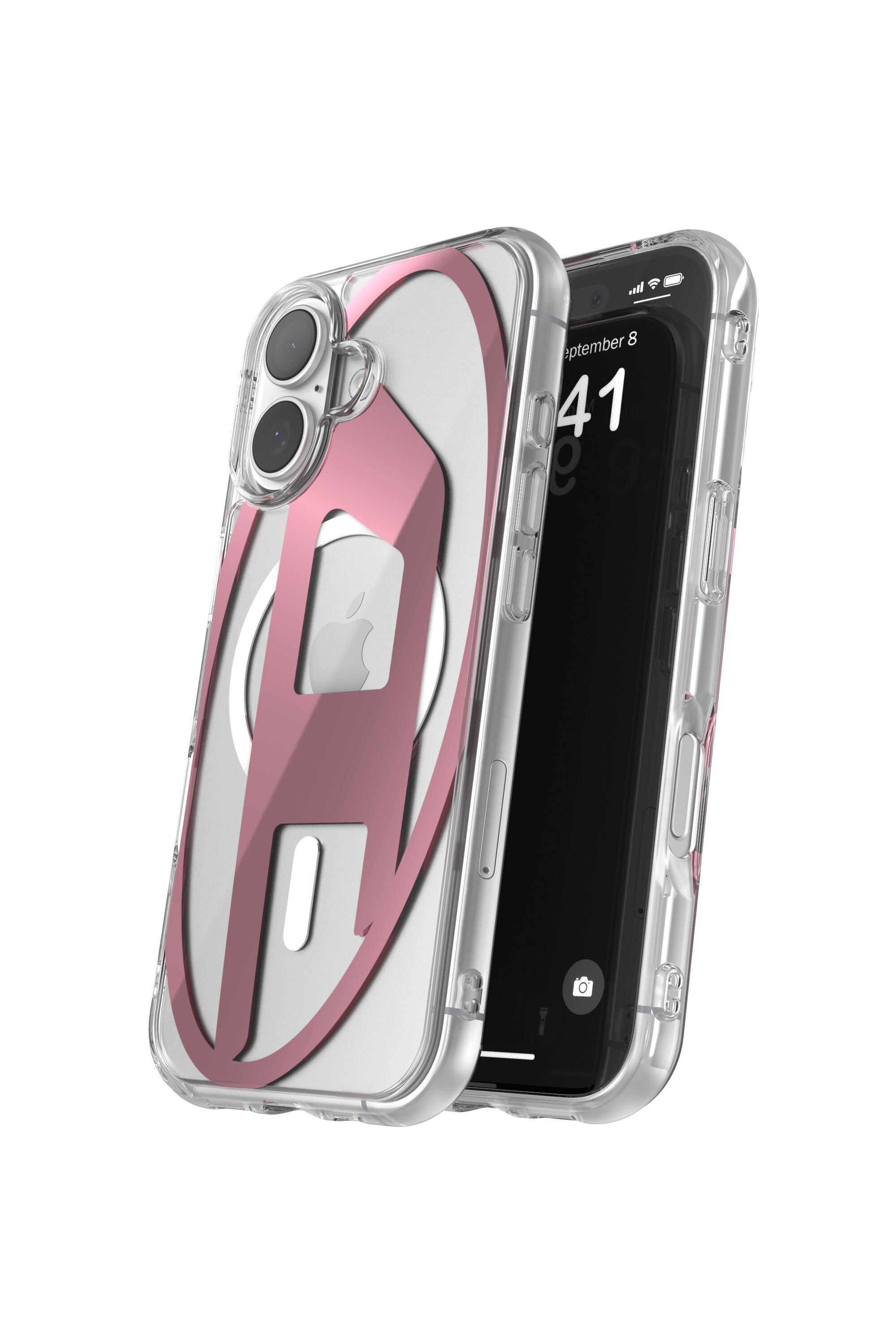 Diesel - 60419 AOP CASE, Unisex's IPHONE 17 in ピンク / ホワイト - 3