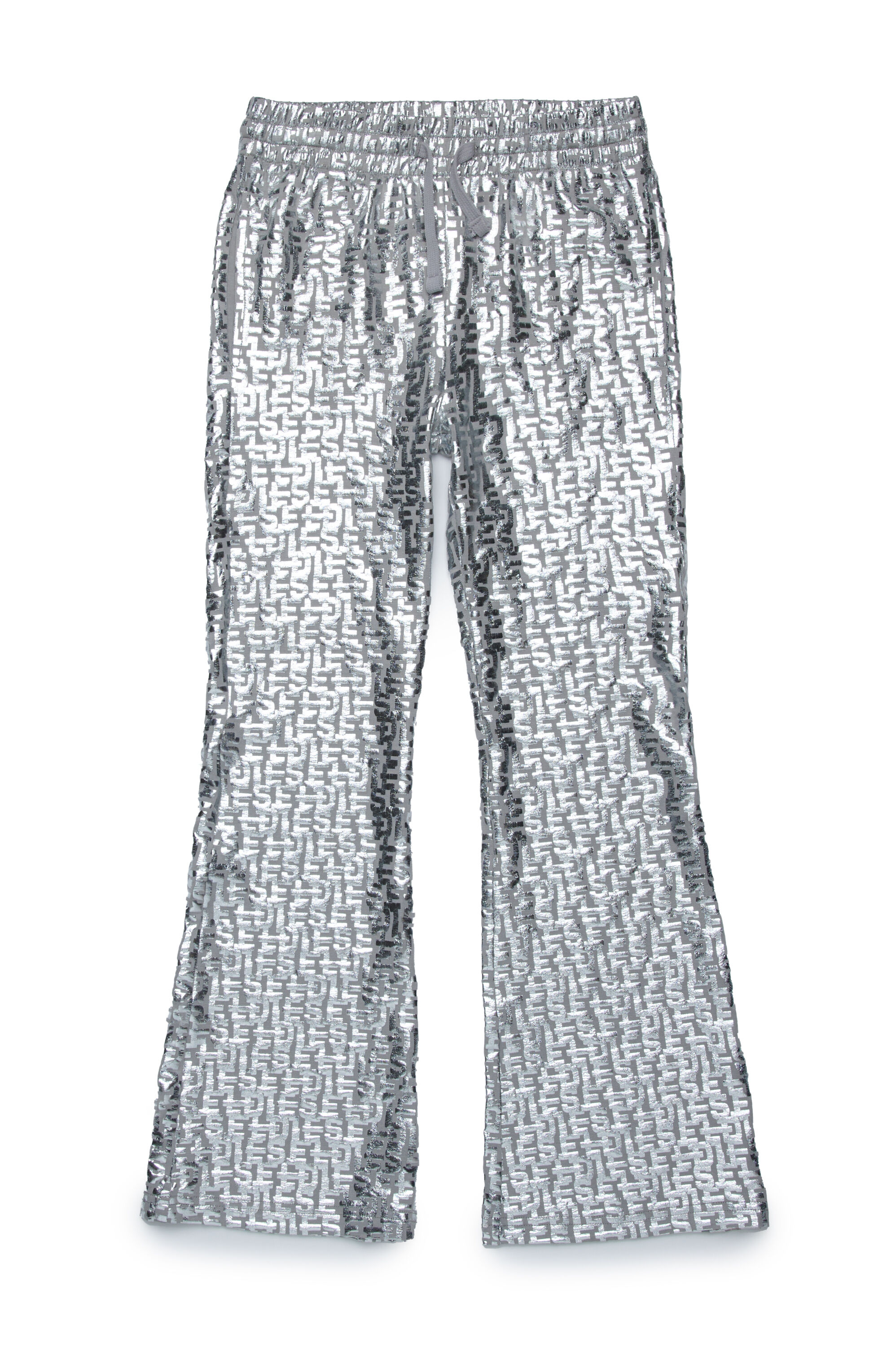 PENDYX Track pants with monogram foil print｜シルバー｜ガールズ｜DIESEL