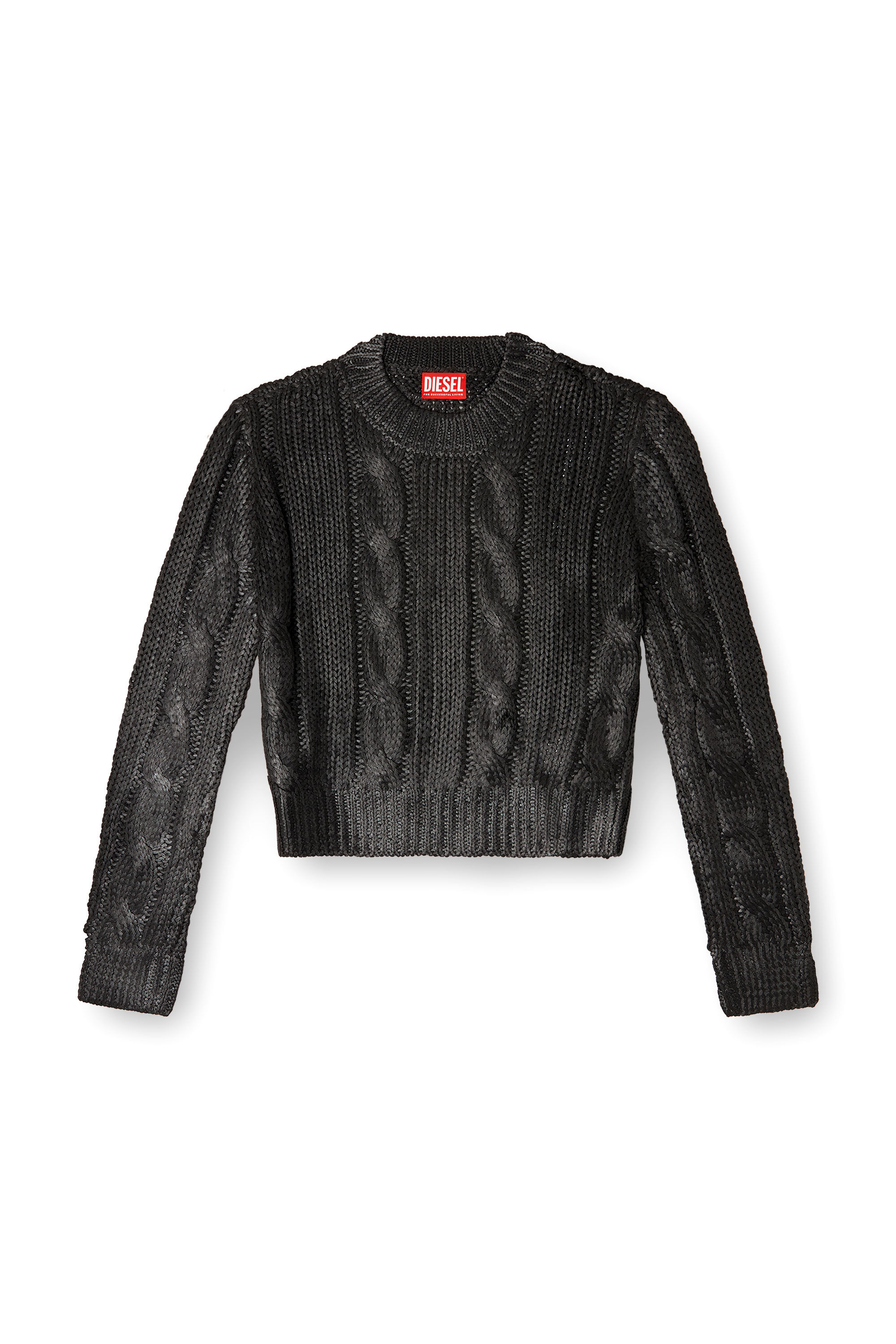 Diesel - M-MICCHA, Female's プルオーバーニット in ブラック - 2