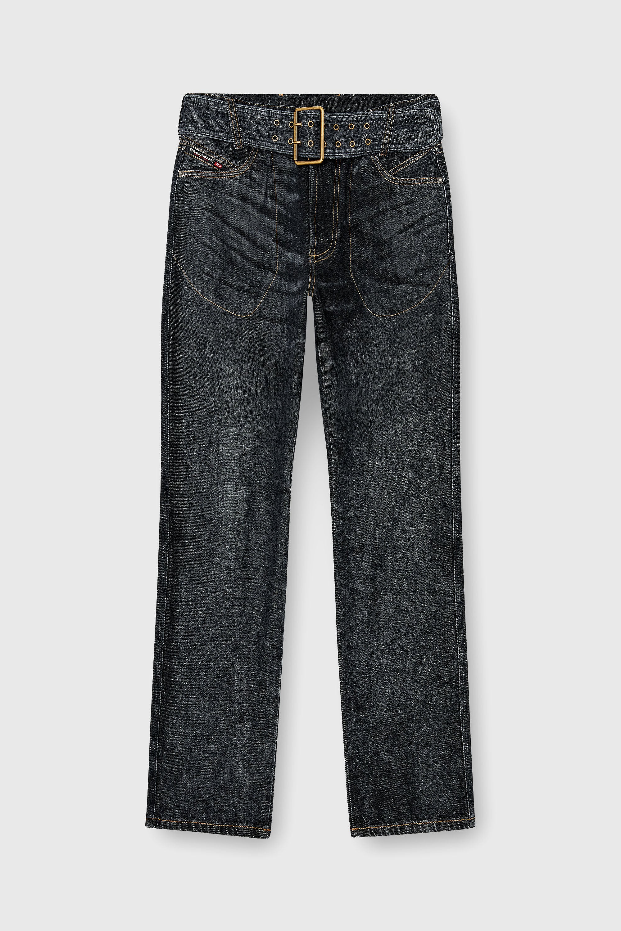 Diesel - Male's Slim Jeans D-Villus 09Q24, ブラック/ダークグレー - 6