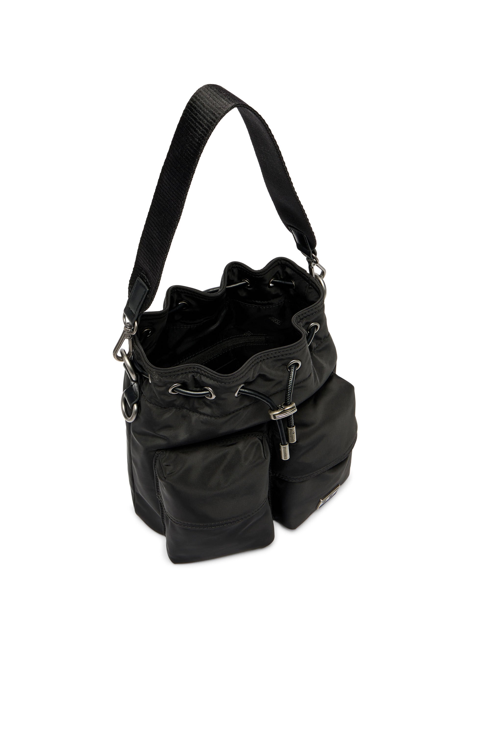 Diesel - MULTI-PKTS BUCKET X, Unisex's バケットバッグ in ブラック - 4