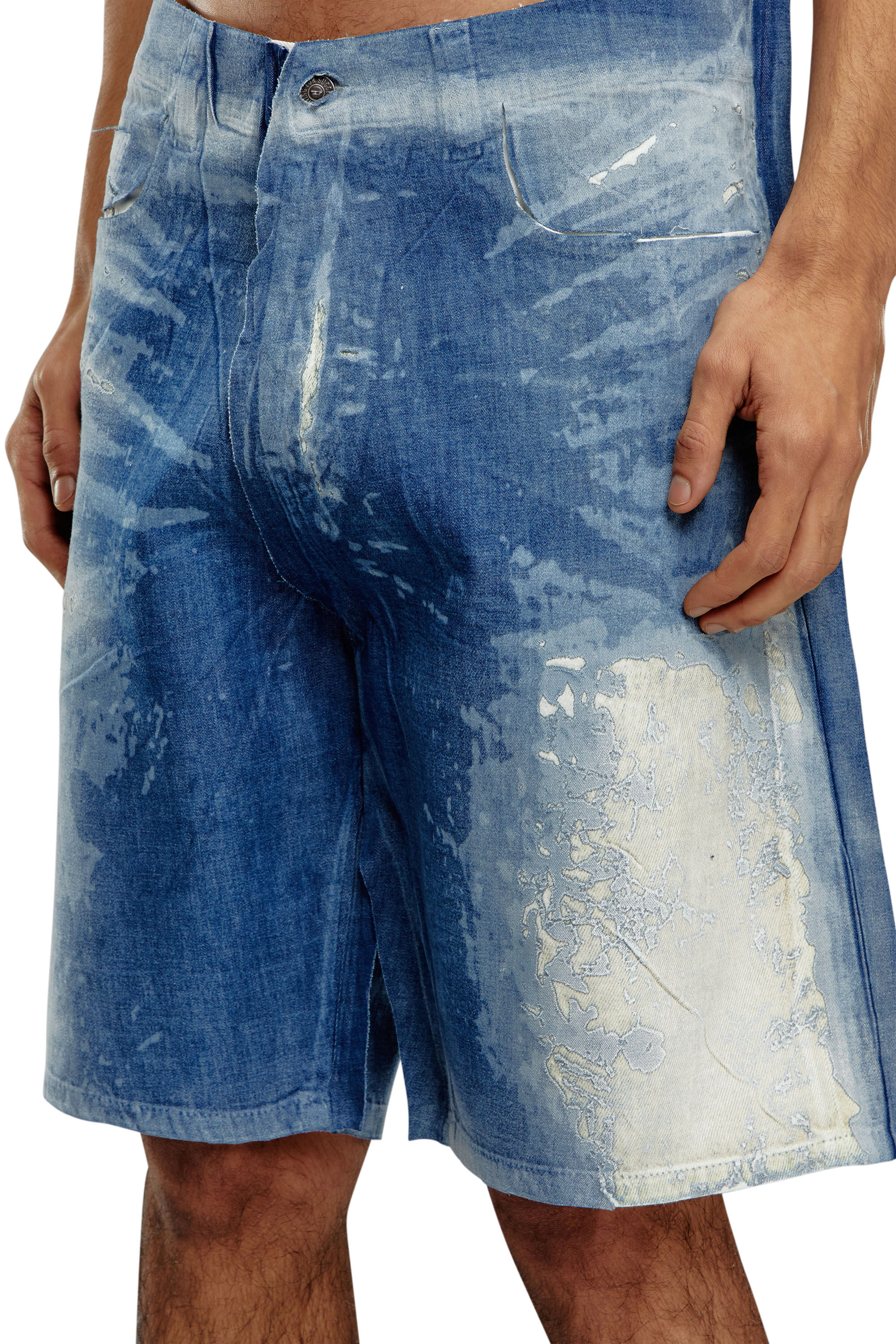 D-SHORTY-FSE Shorts in peel-off denim｜ブルー｜メンズ｜DIESEL