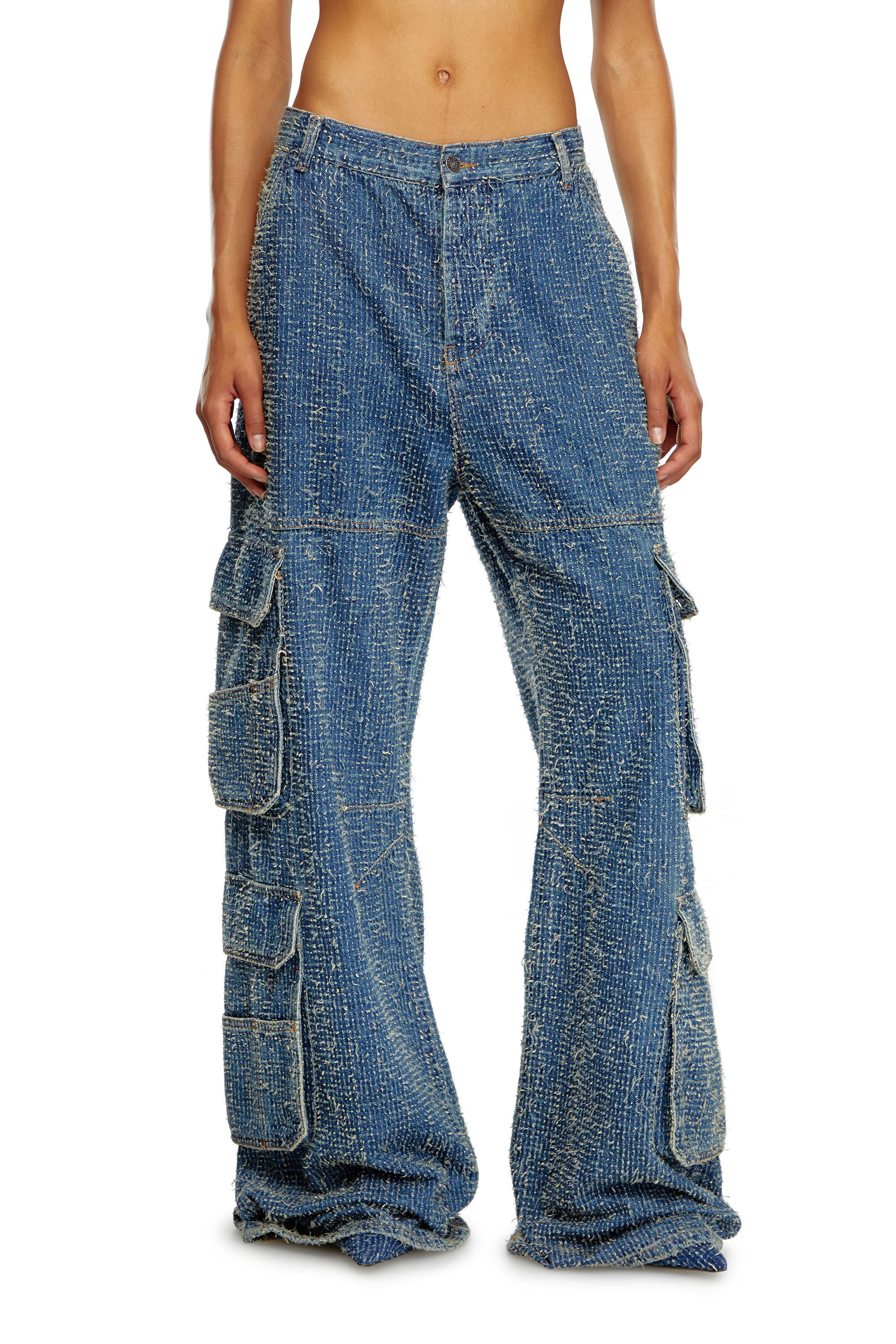 Diesel - Female's Relaxed Jeans 1996 D-Sire 0PGAH, ミディアムブルー - 3