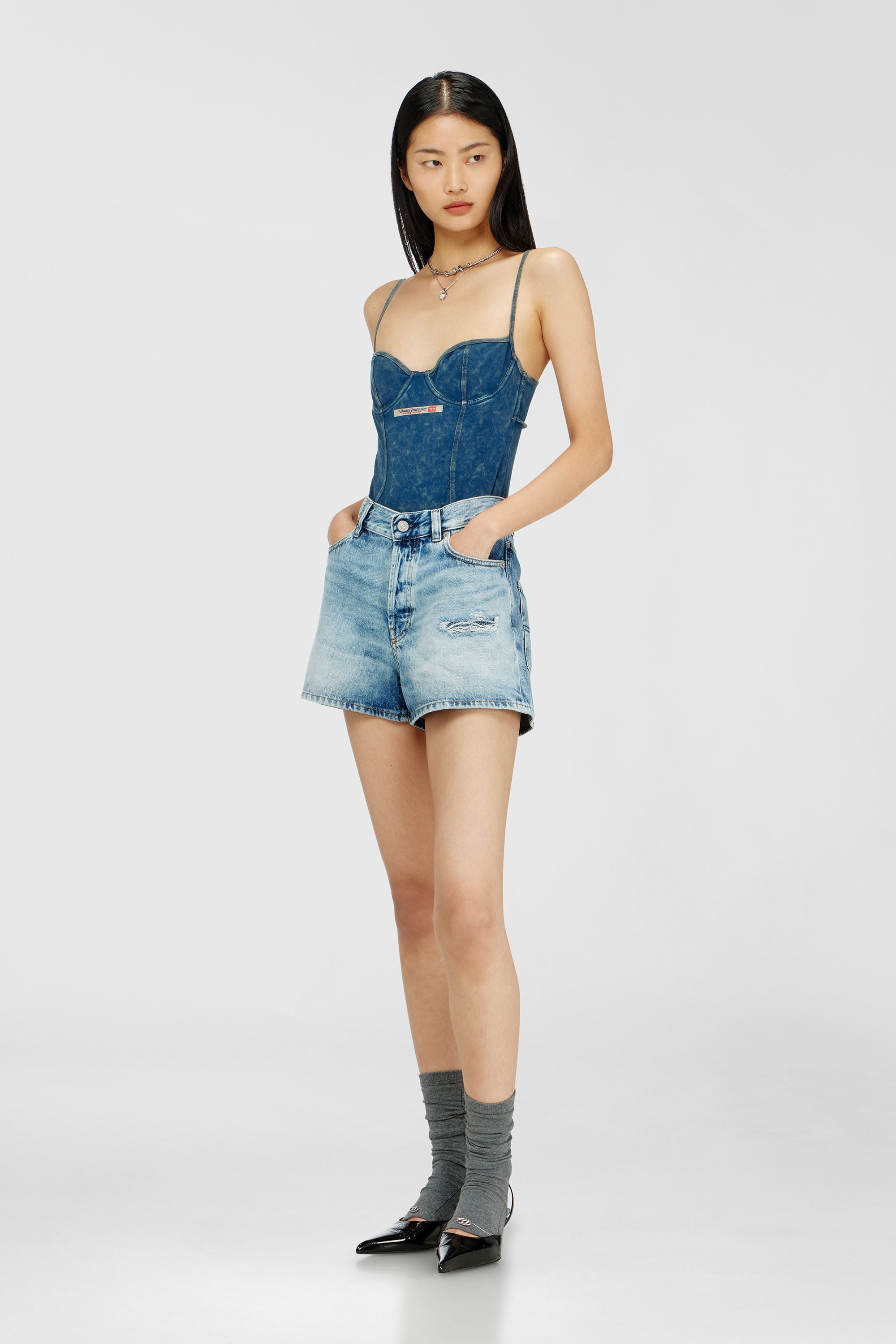 Diesel - TILDA-DNM, Female's ボディスーツ in ブルー - 5