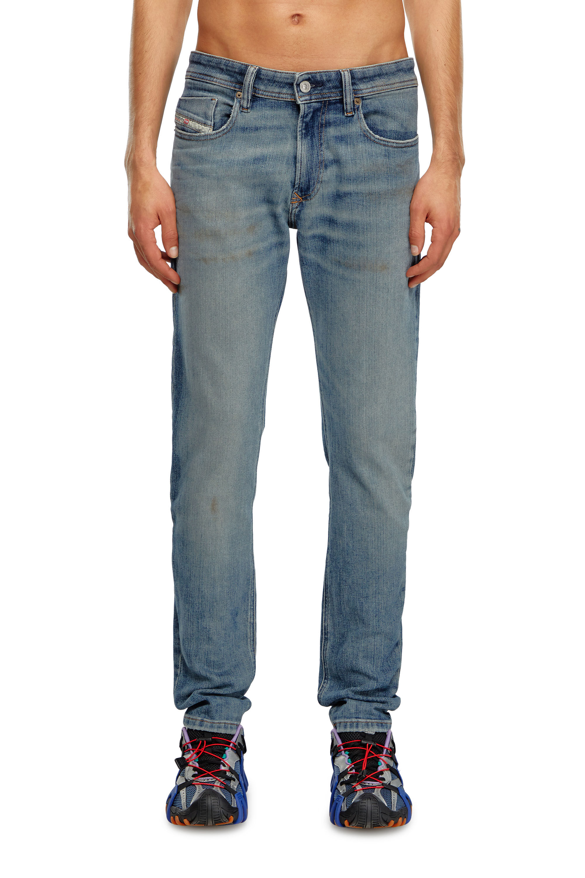 Diesel - Male's Skinny Jeans 1979 Sleenker 0GRDE, ミディアムブルー - 3