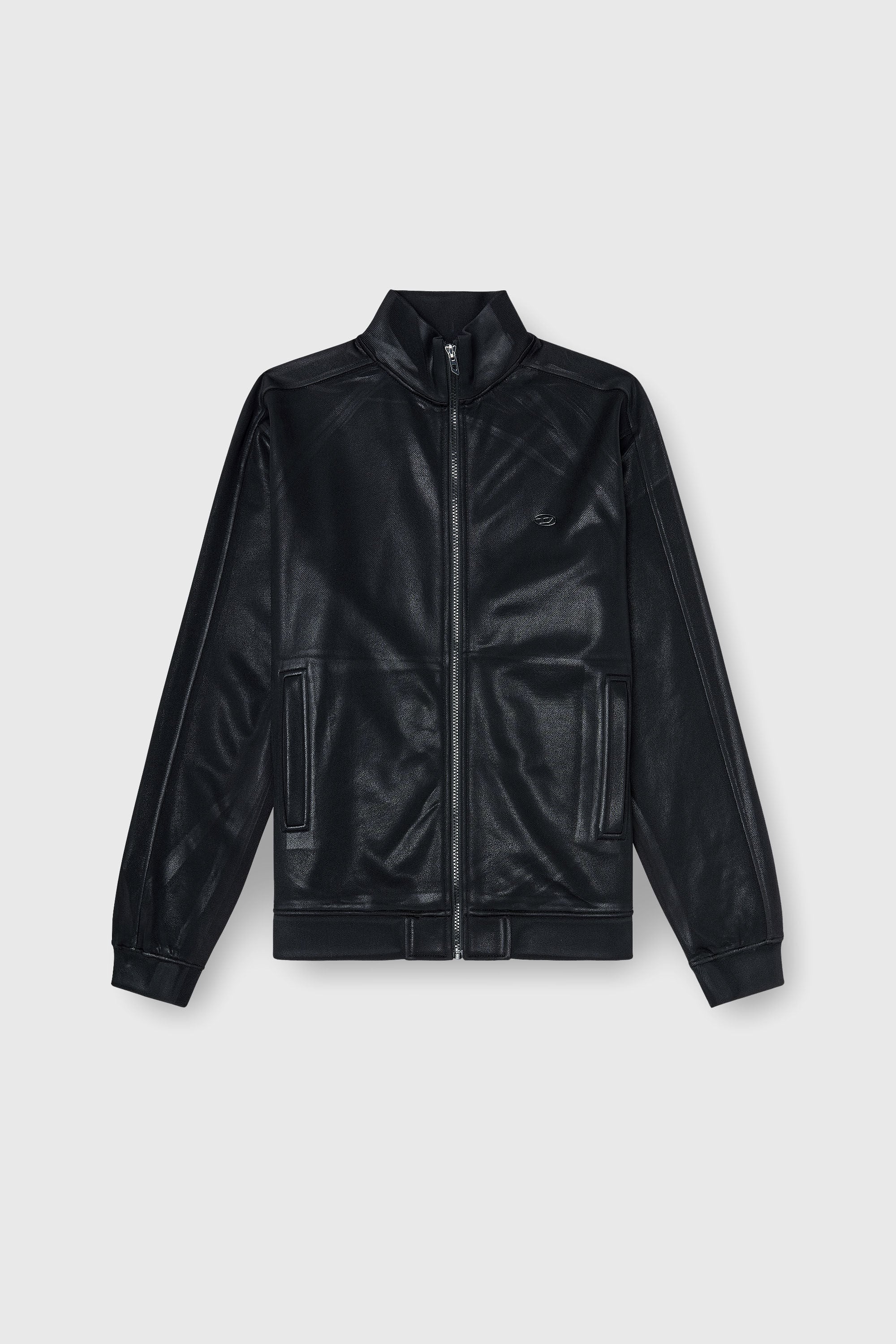Diesel - S-GLOSSY, Male's ジップアップスウェット in ブラック - 2