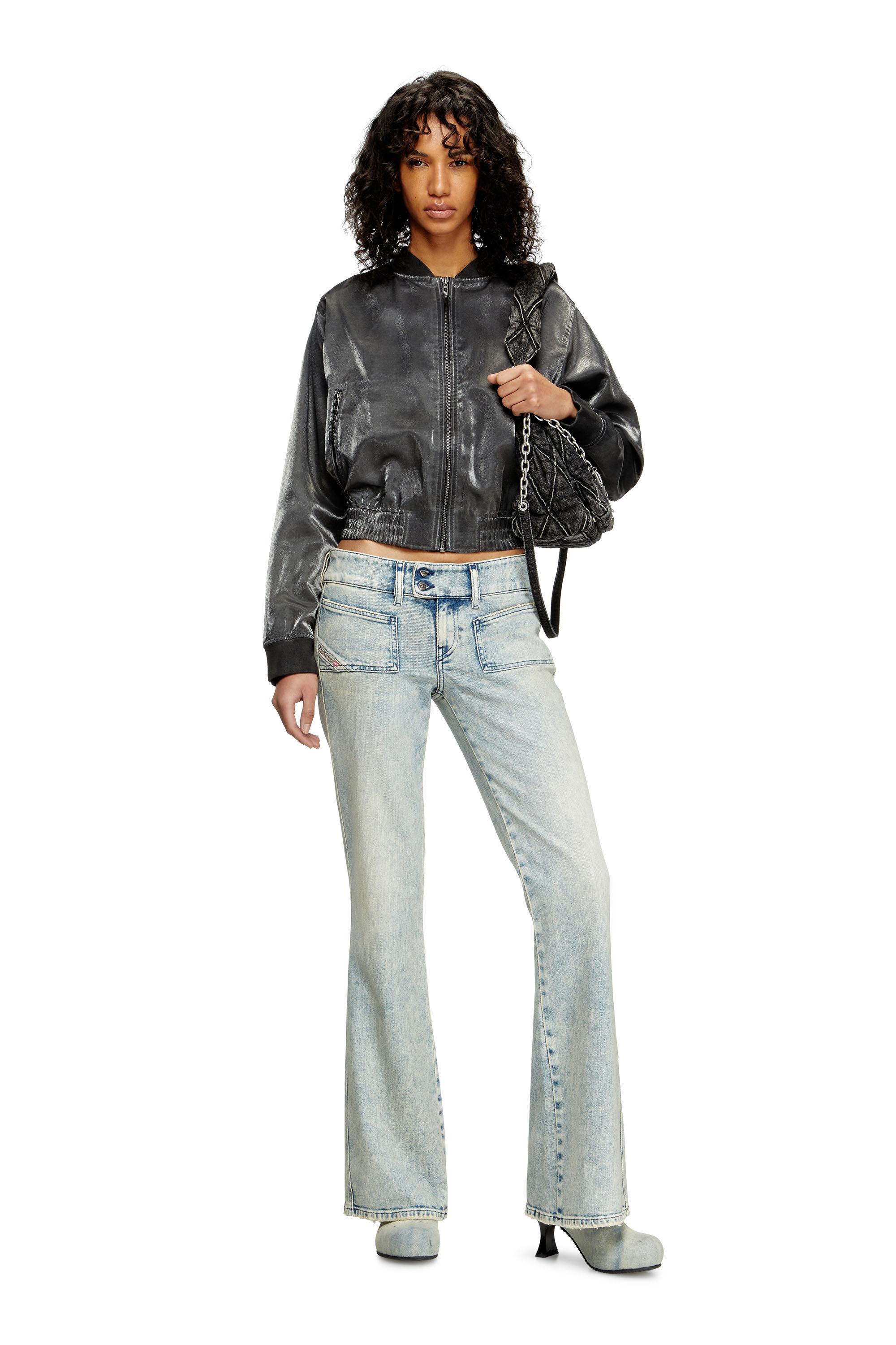 Diesel - Female's Bootcut Jeans D-Hush 09L27, ライトブルー - 1