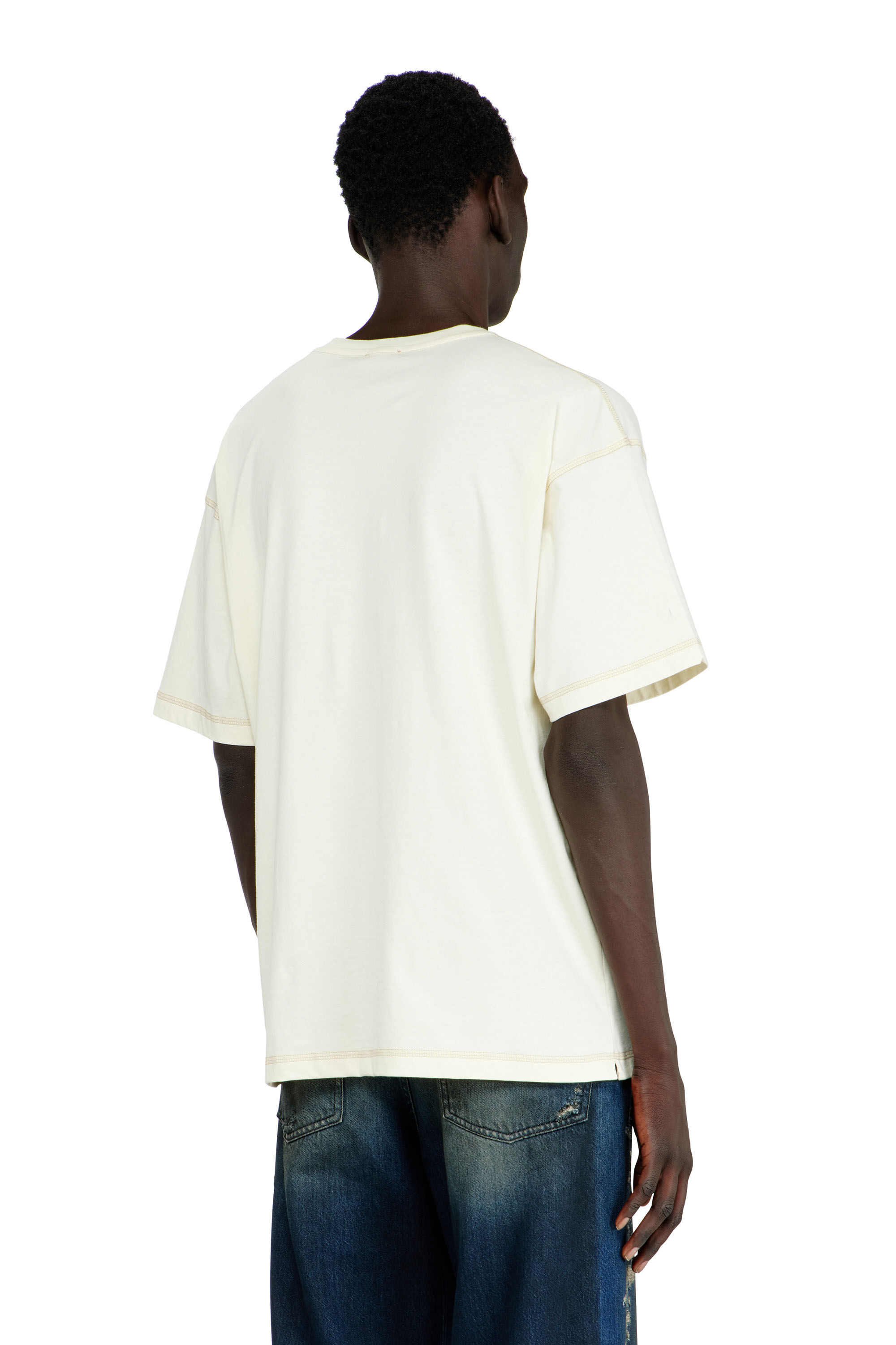 T-BOXT-NOTCH Tシャツ｜ホワイト｜メンズ｜DIESEL