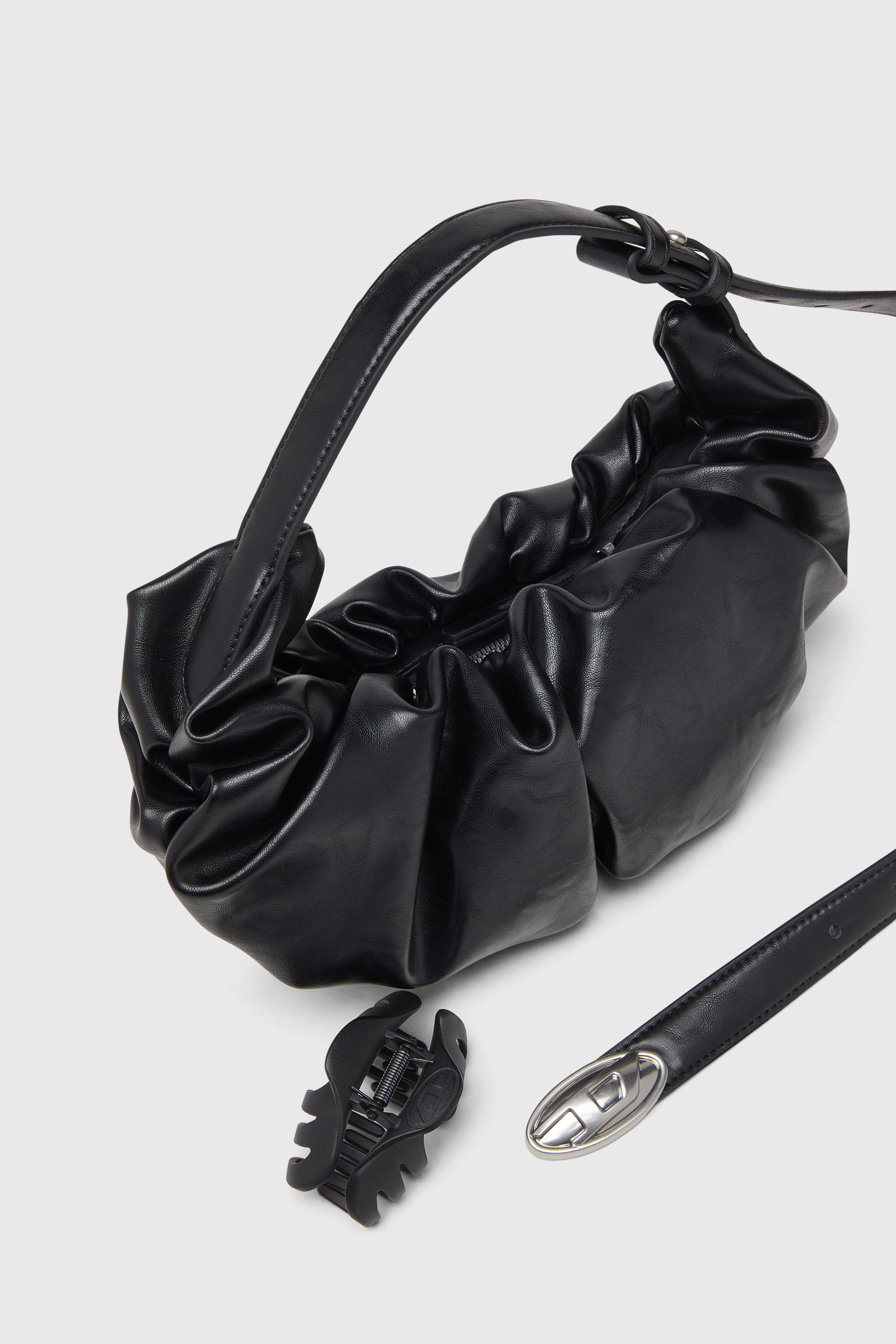 Diesel - GRAB-D HOBO S, Female's ホーボーバッグ S in ブラック - 6