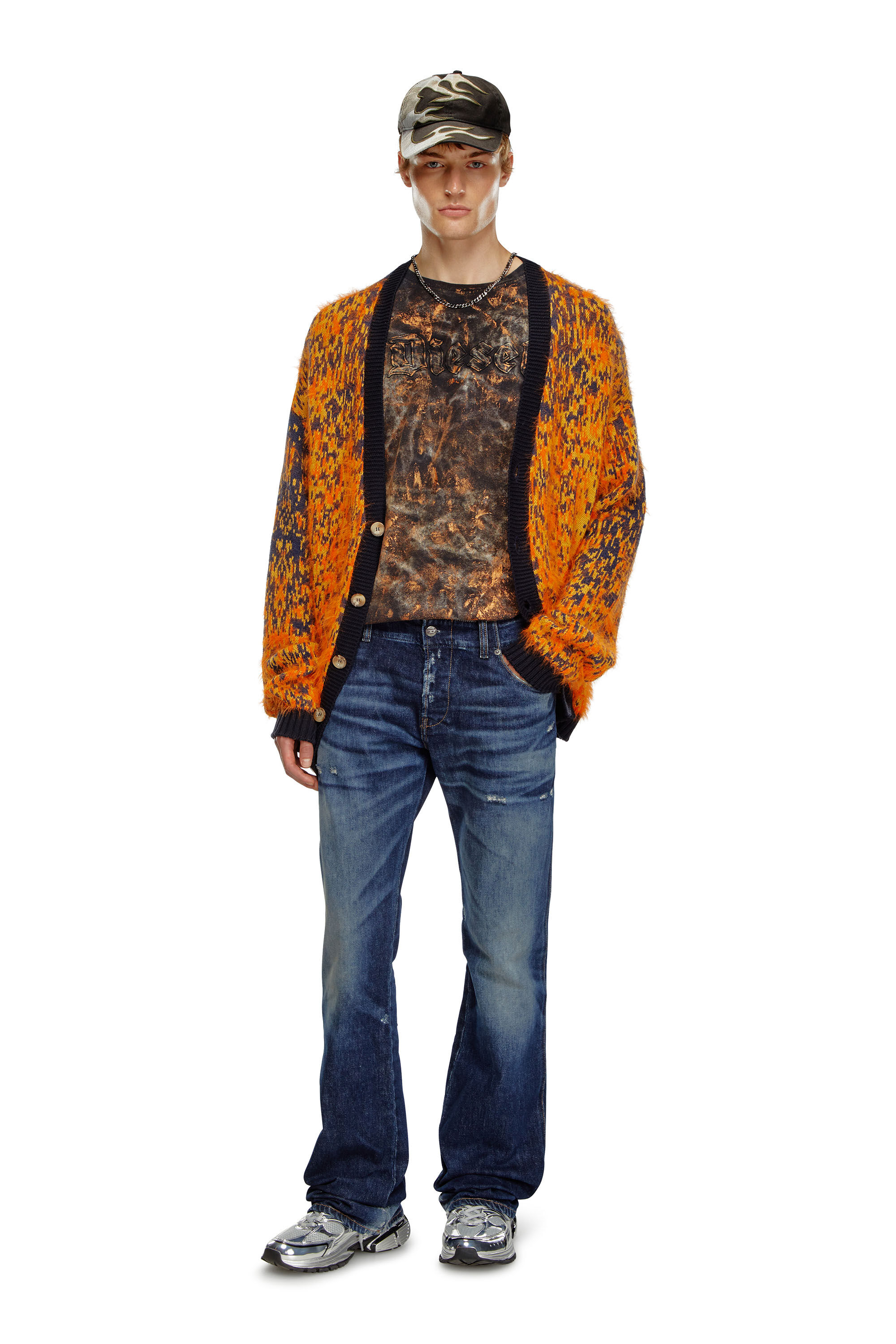 Diesel - Male's Bootcut Jeans D-Backler 09J56, ダークブルー - 1