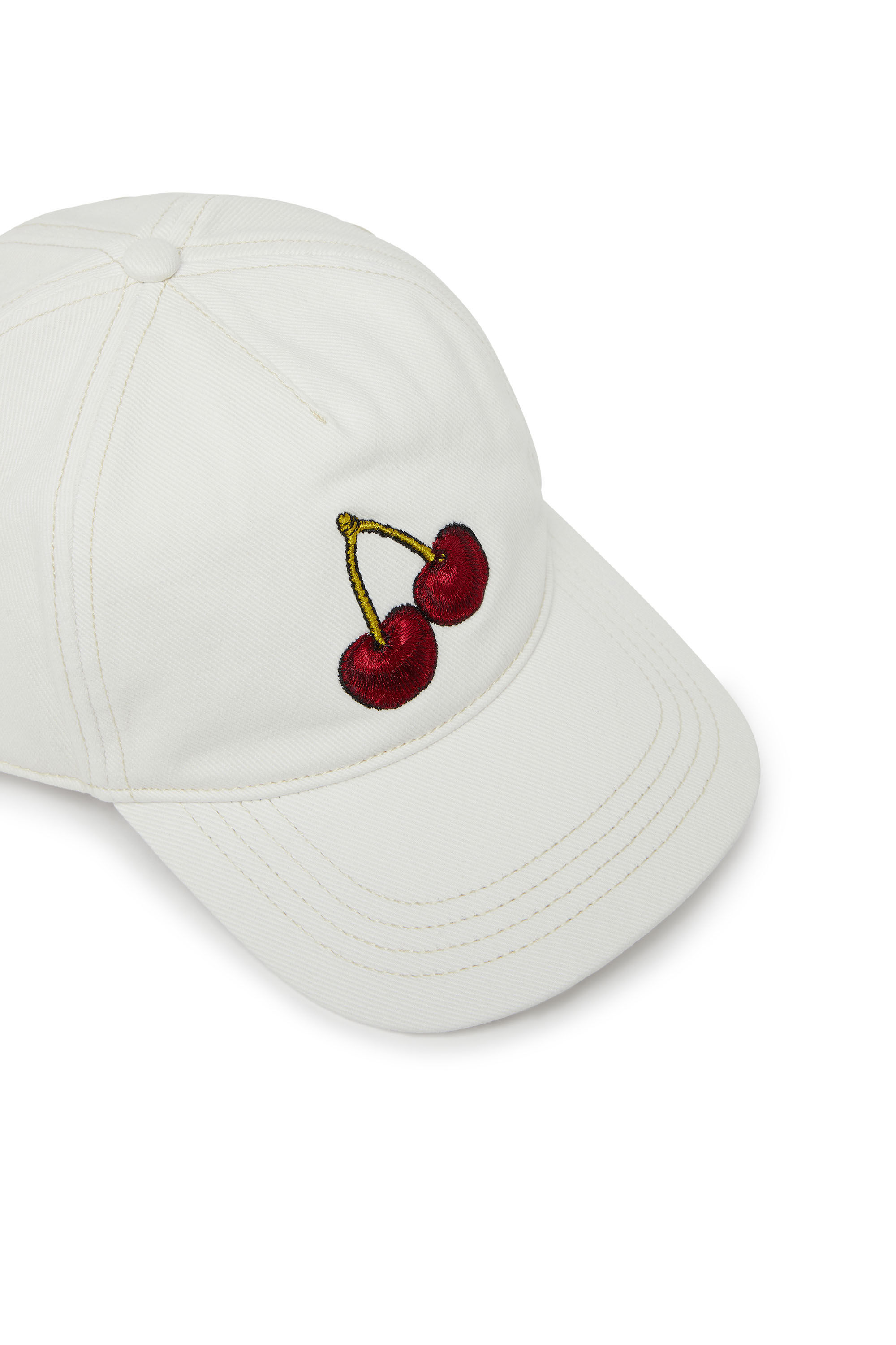 SV-CAP-CHERRY Baseball cap in cotton twill with cherry embroidery