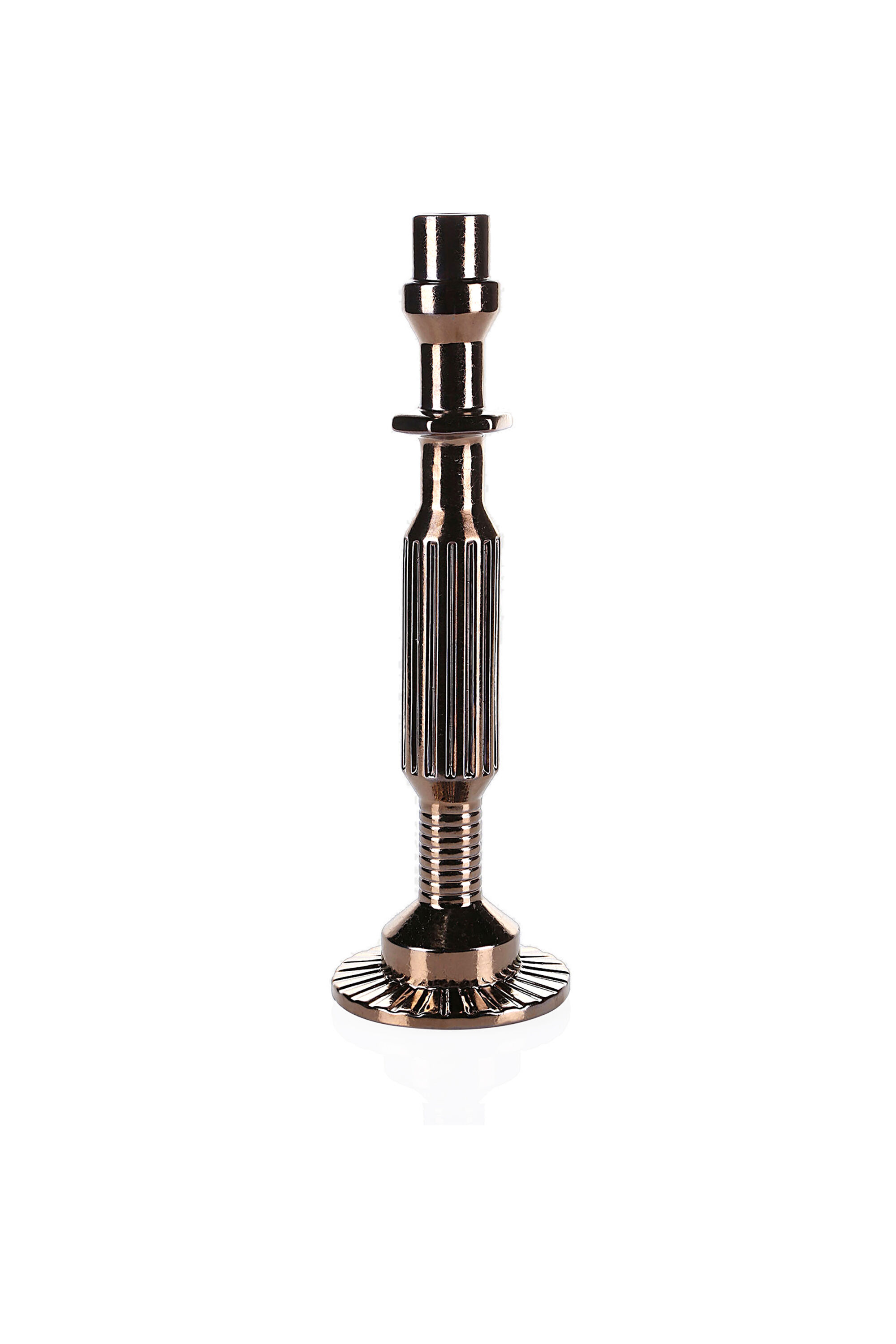 Diesel - 10953 TRANSMISSION, Unisex's Bronze medium porcelain candleholder in ブロンズ - 1
