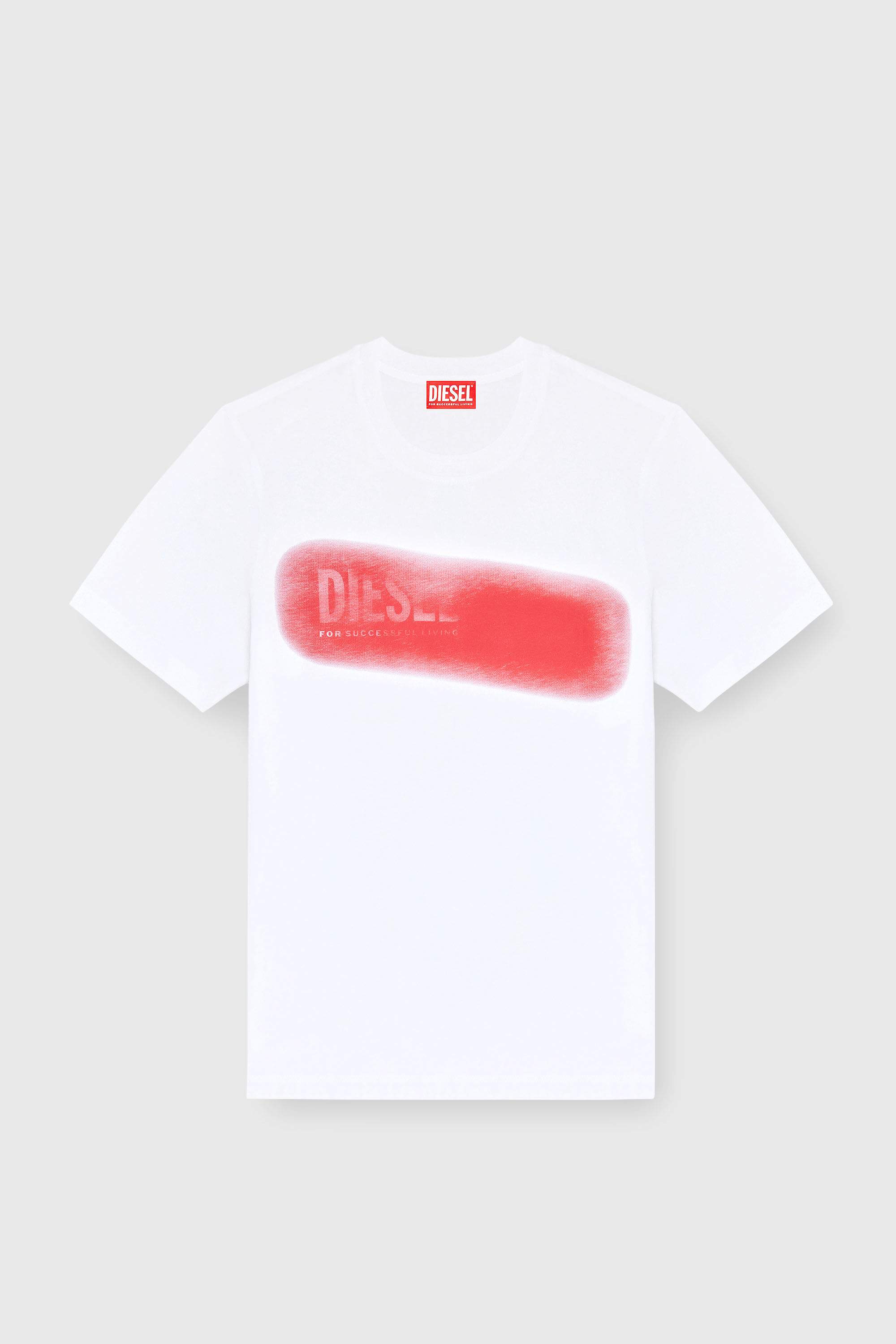 Diesel - T-ADJUST-AA5, Male's Tシャツ in ホワイト - 2
