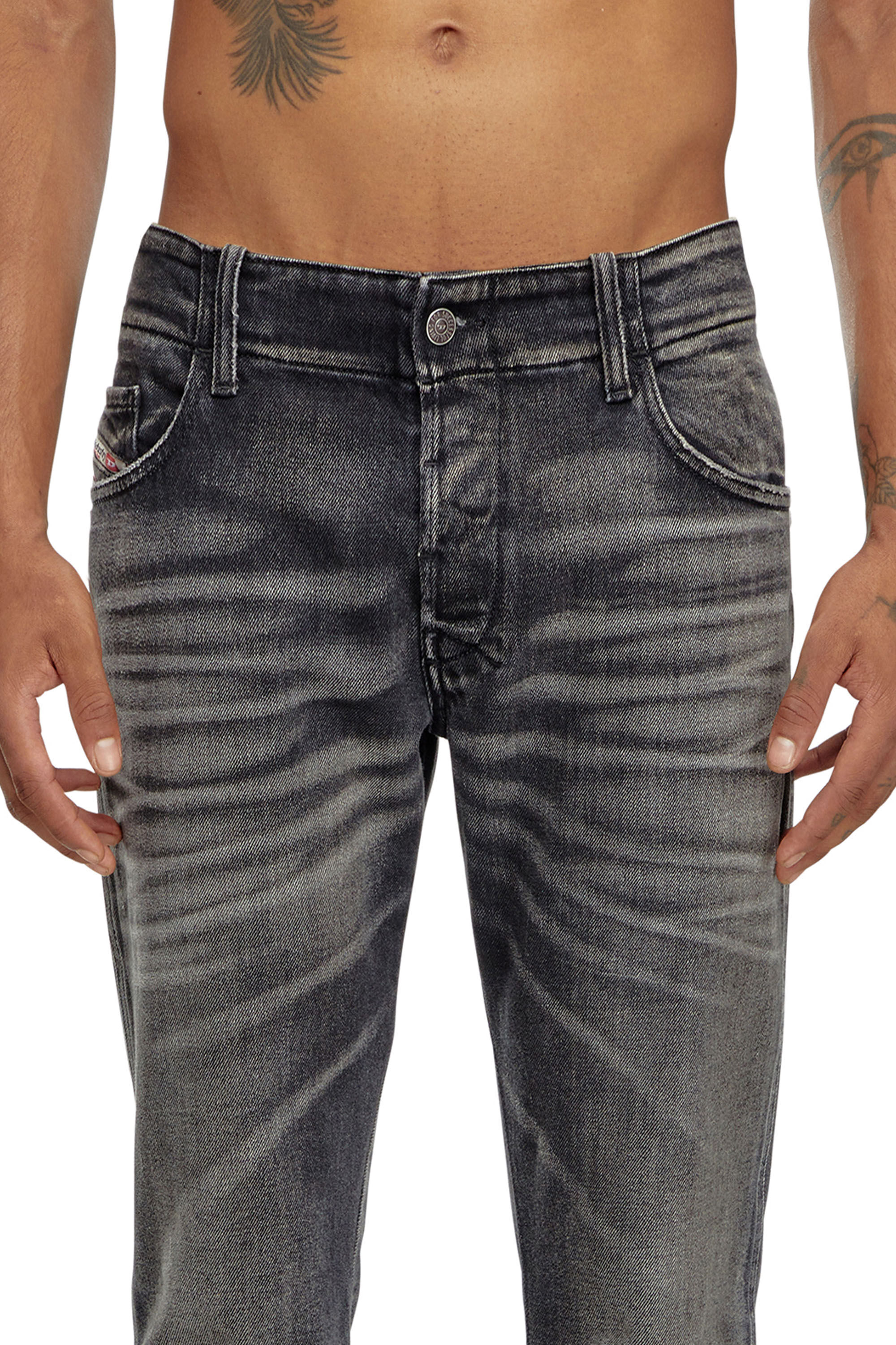 Diesel - Male's Bootcut Jeans D-Backler 09J65, ブラック/ダークグレー - 4
