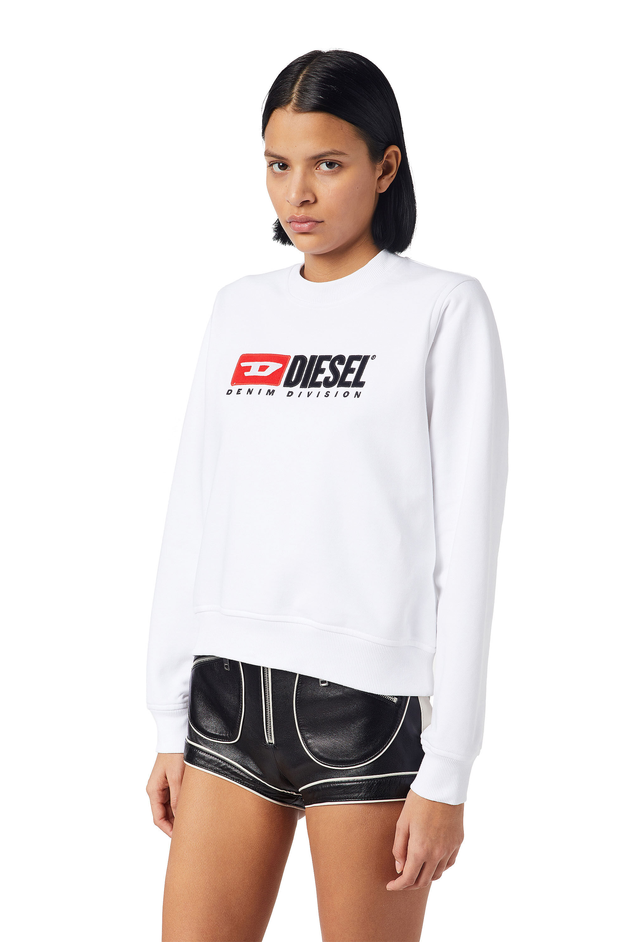 Diesel - F-REGGY-DIV, Female's Denim Division sweatshirt in ホワイト - 6
