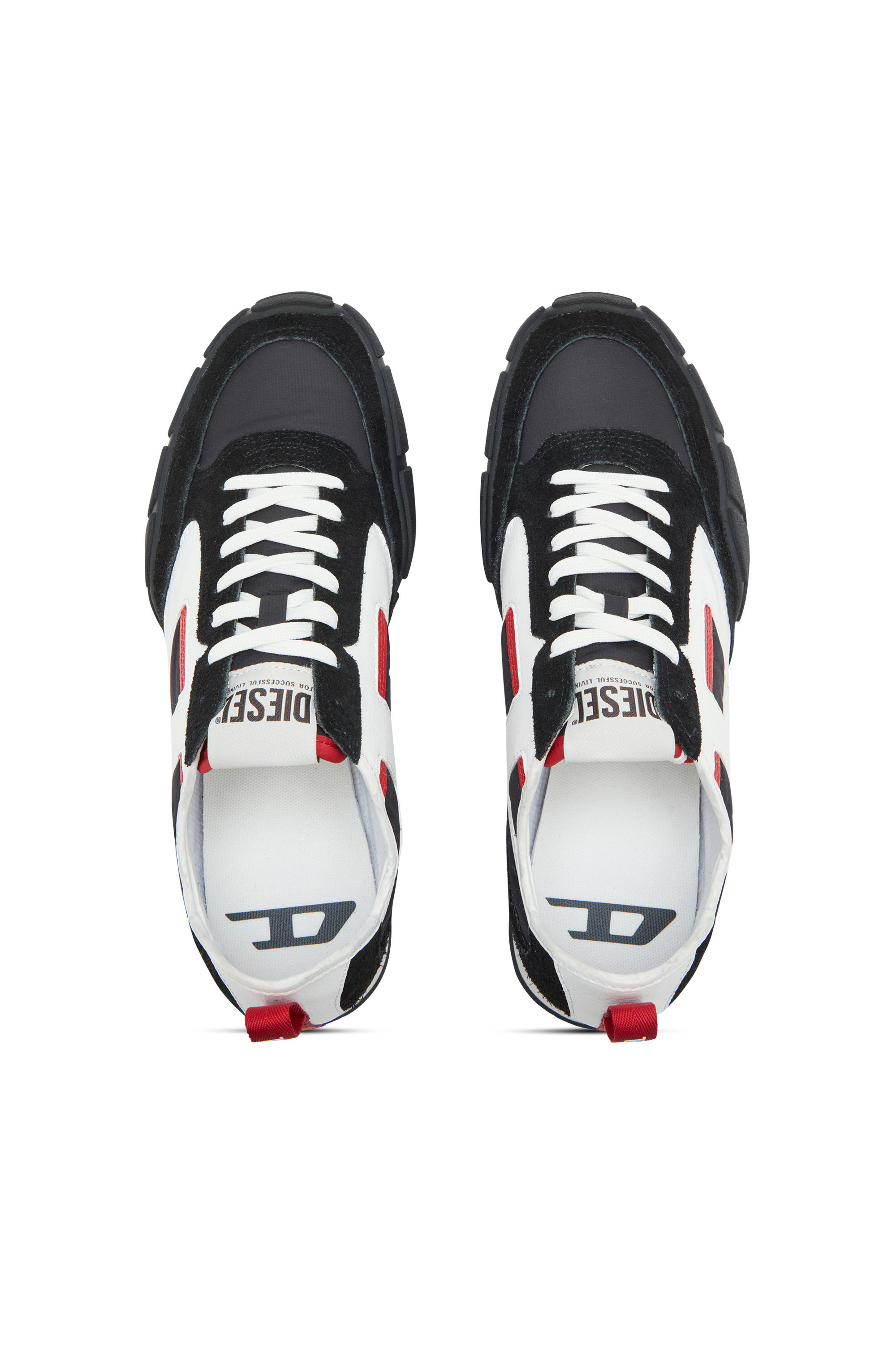S-PAGODHA LOW S-Pagodha-Sneakers in leather, suede and