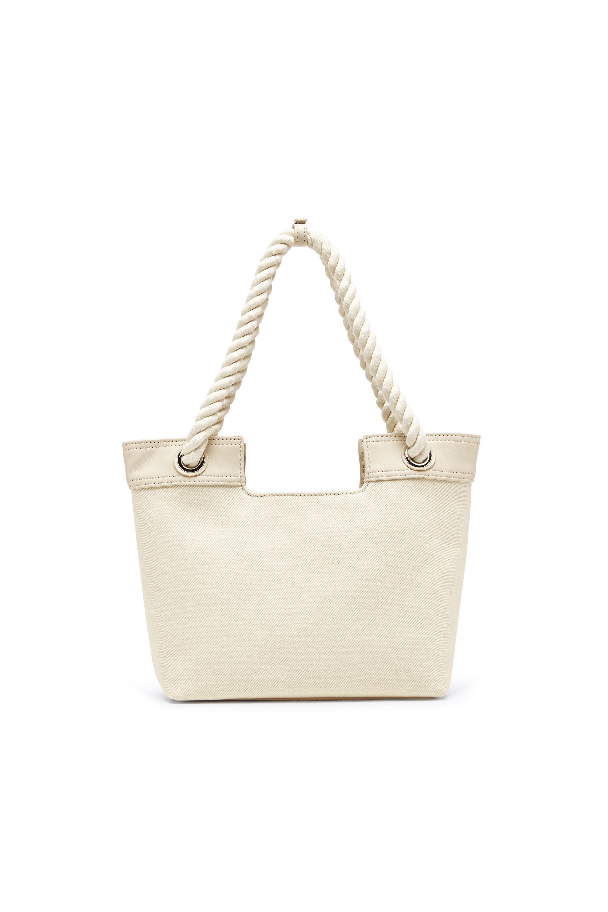 Diesel - DSL 3D SHOPPER XS, Female's Dsl 3D-Small shopping bag in Cordura fabric in クリーム - 2