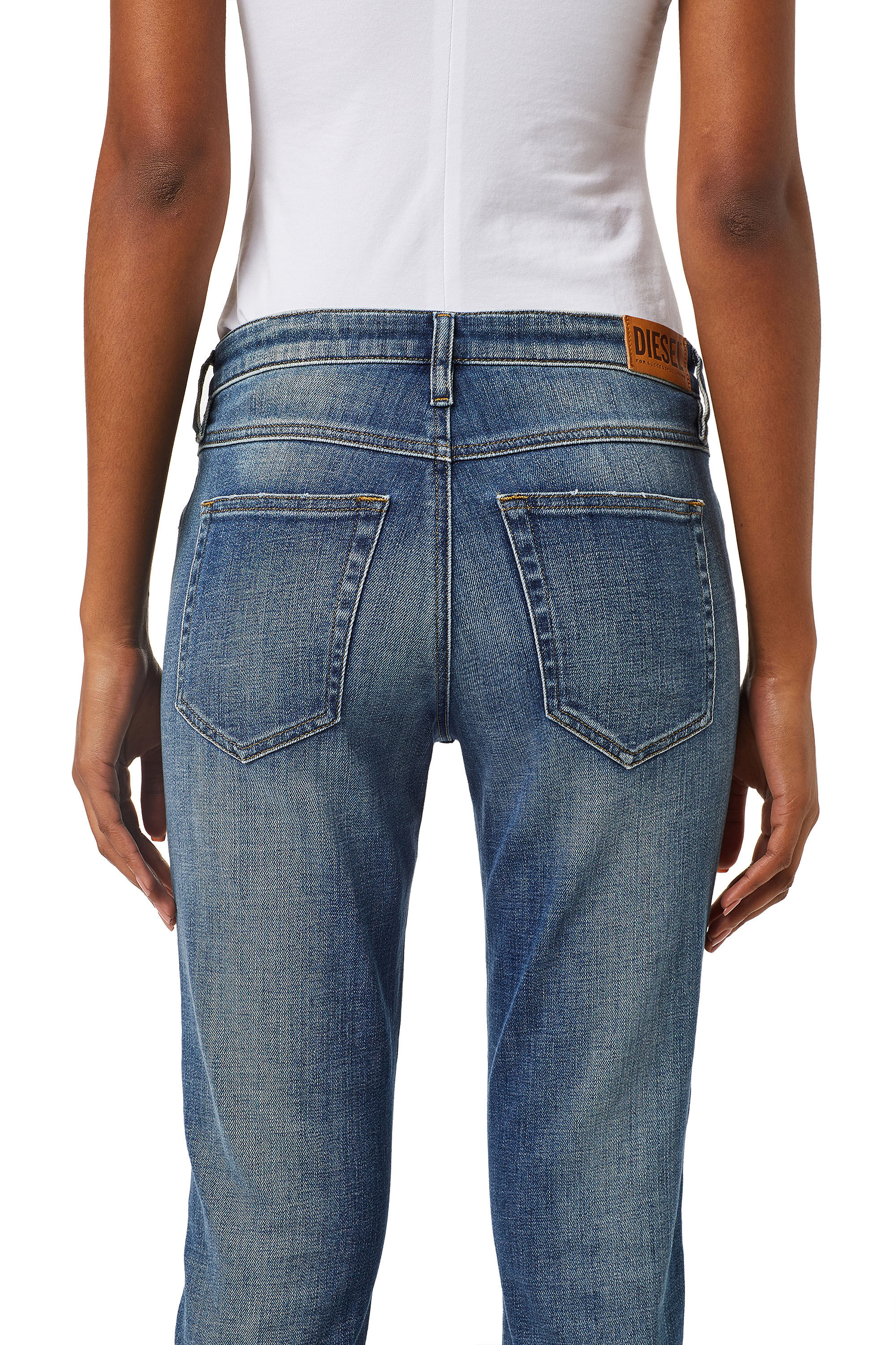 Diesel - 2015 BABHILA 0098Z Skinny Jeans, ミディアムブルー - Image 6