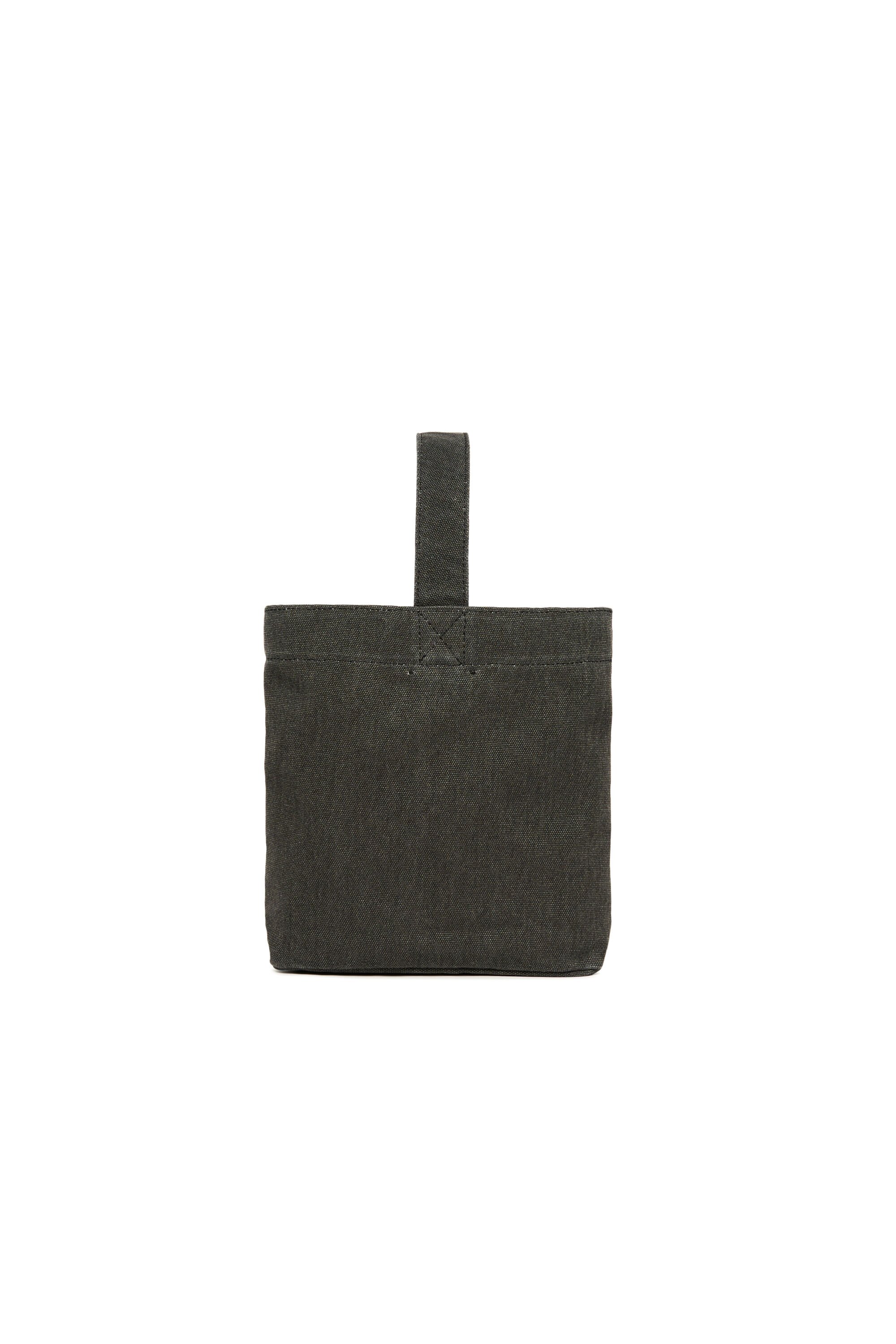 Diesel - WMATTIS, Female's Canvas bucket bag with Oval D embroidery in ブラック - 2