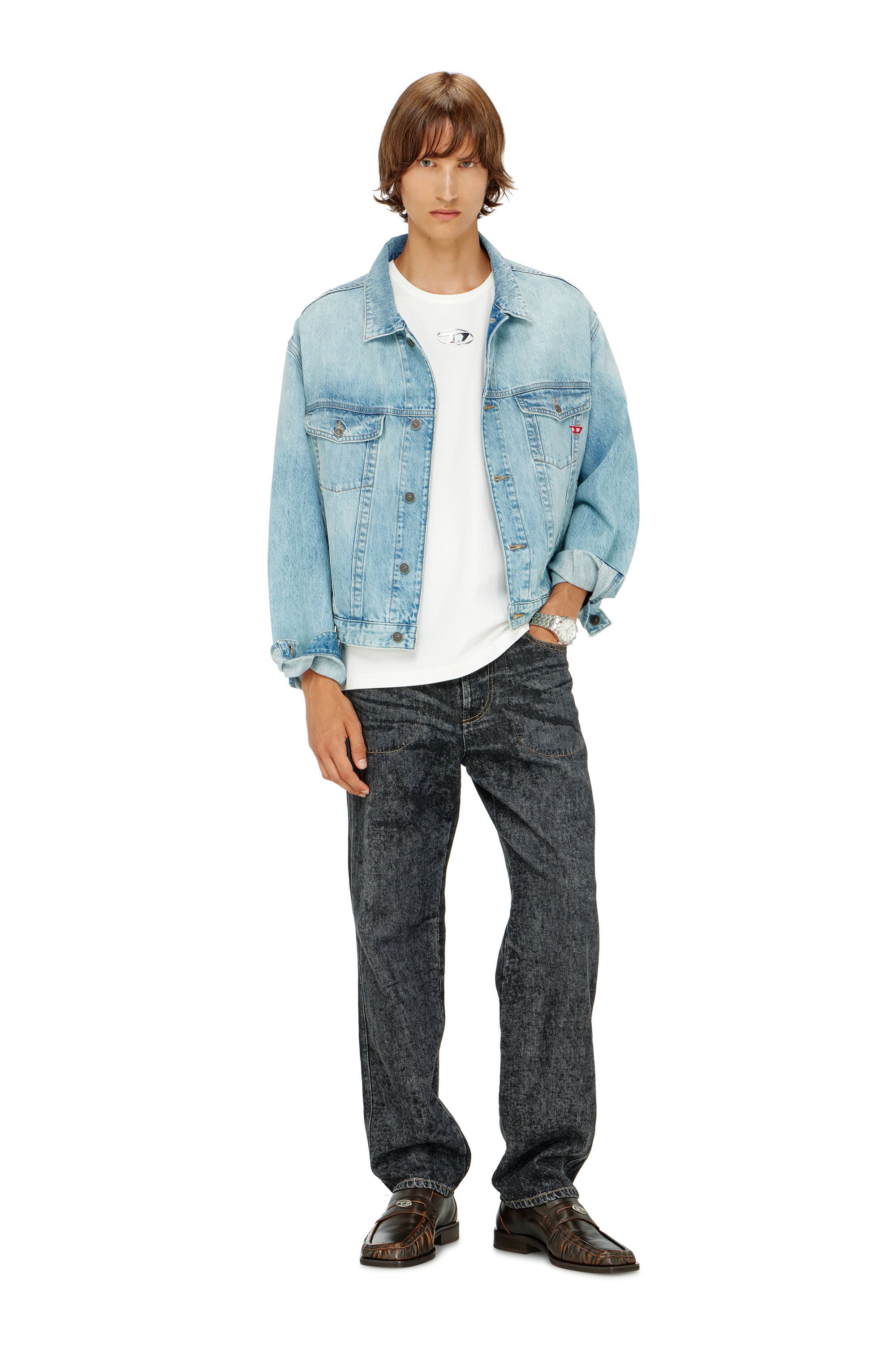 Diesel - T-NORM-IOD, Male's Tシャツ in ホワイト - 1