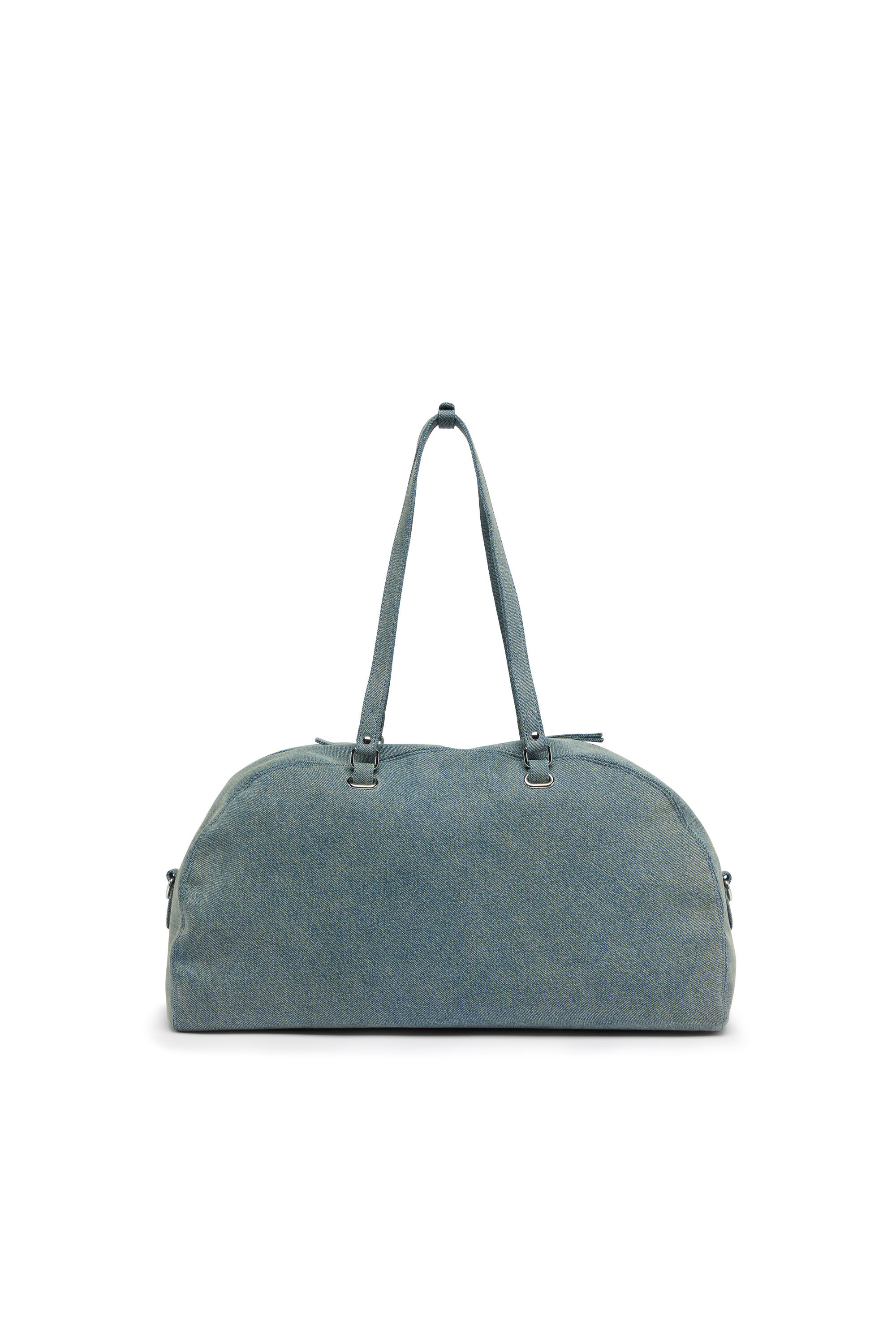 Diesel - 1DR DOME SOFT DUFFLE XL, Unisex's 1DR Dome-Duffle bag in denim with Oval D logo in ライトブルー - 3
