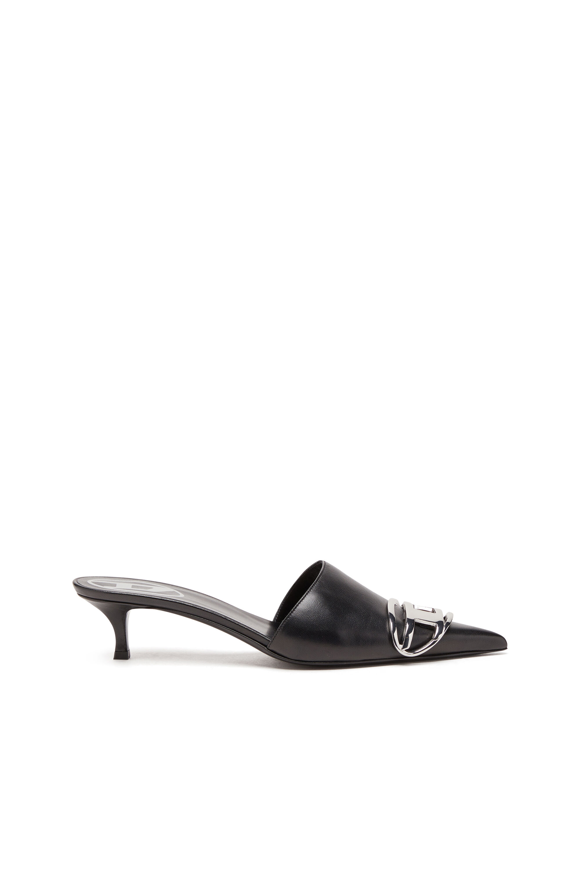 人気TOP D-VENUS KITTIE B D-Venus-Kitten-heel mules in nappa leather 靴