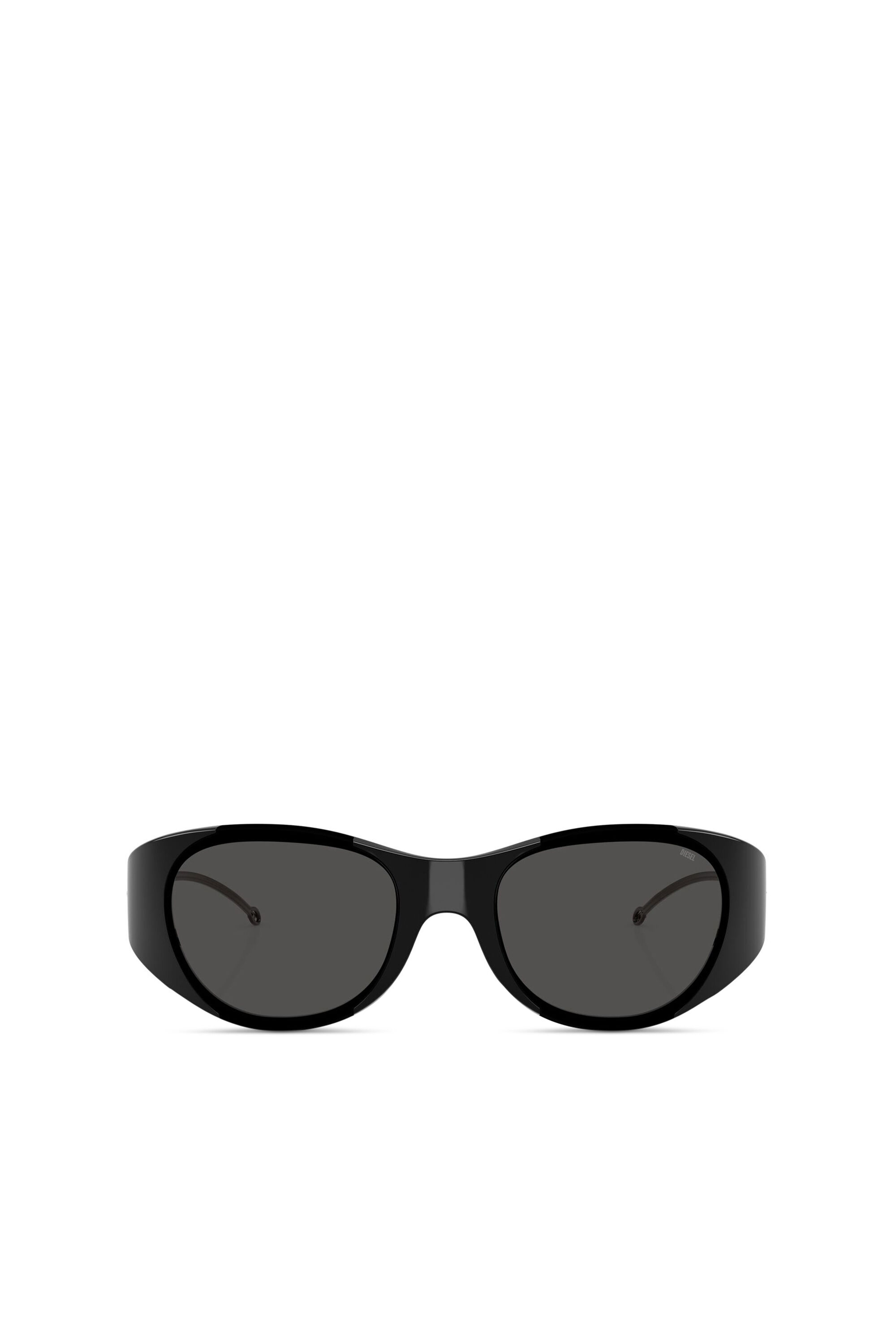 Diesel - 0DL3003, Unisex's Iconic oval sunglasses in ダークグレー - 1