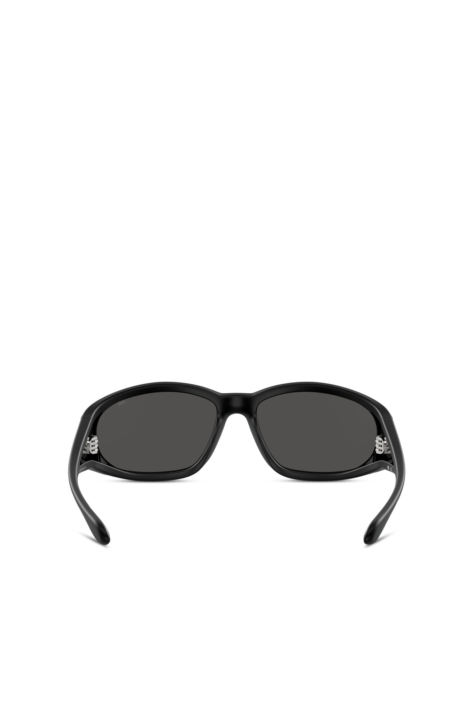 Diesel - 0DL3002, Unisex's Rectangular sunglasses in acetate in ブラック - 3